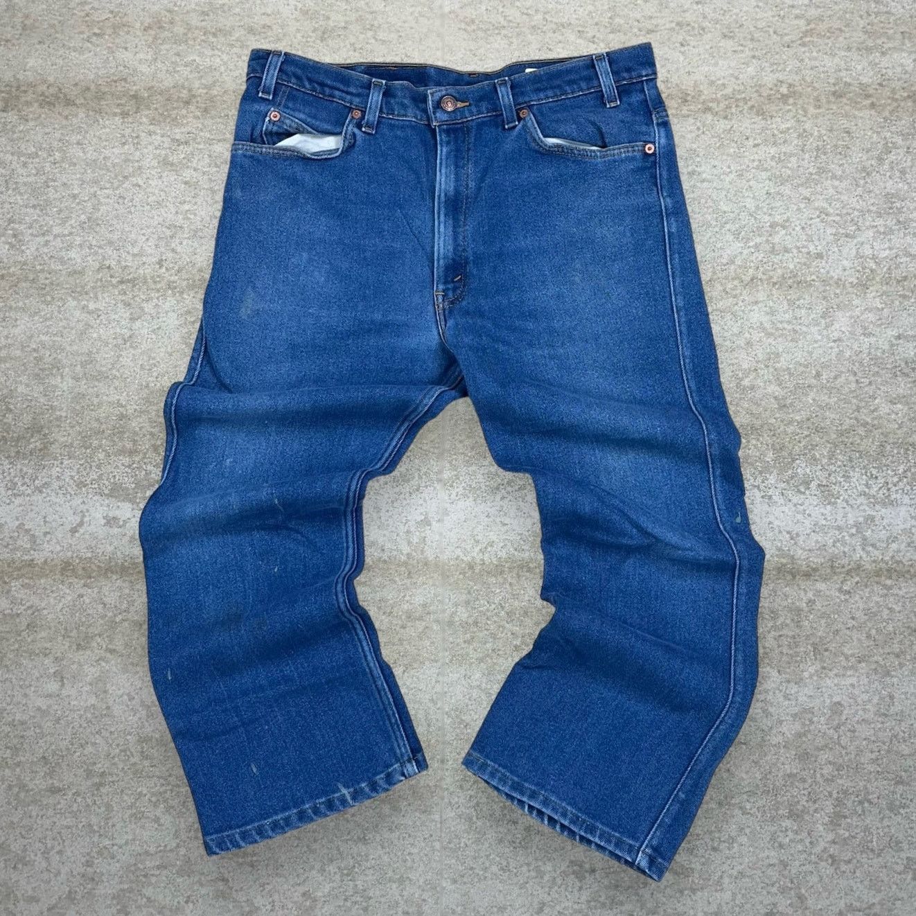 Levi's Vintage 80s Orange Tab Levis Jeans 38x32 Bootcut Dark Wash Size US 38 / EU 54 - 2 Thumbnail