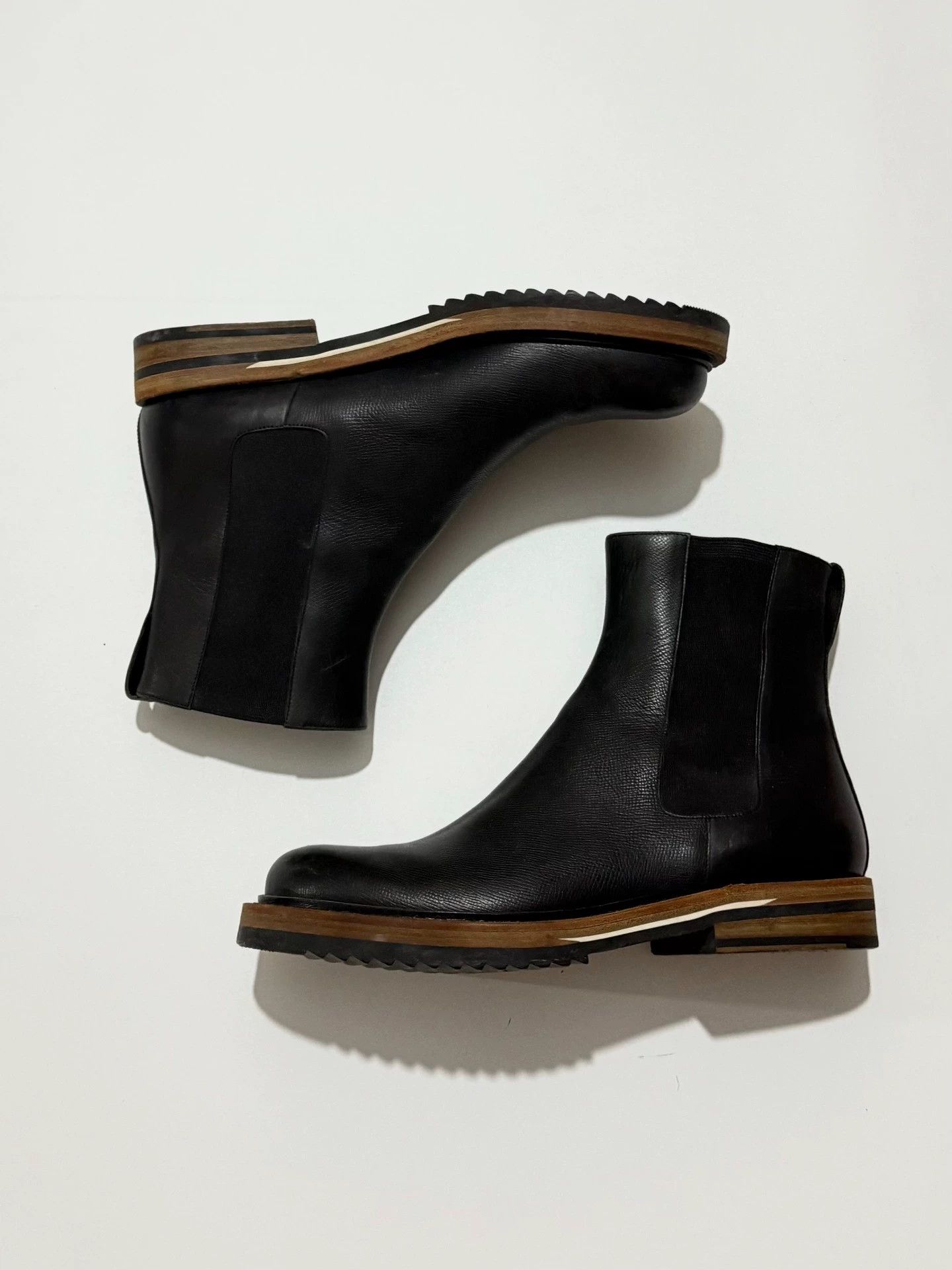 Dior Dior Grain Calfskin Chelsea Boots FW12 KVA Size US 7 / EU 40 - 6 Thumbnail