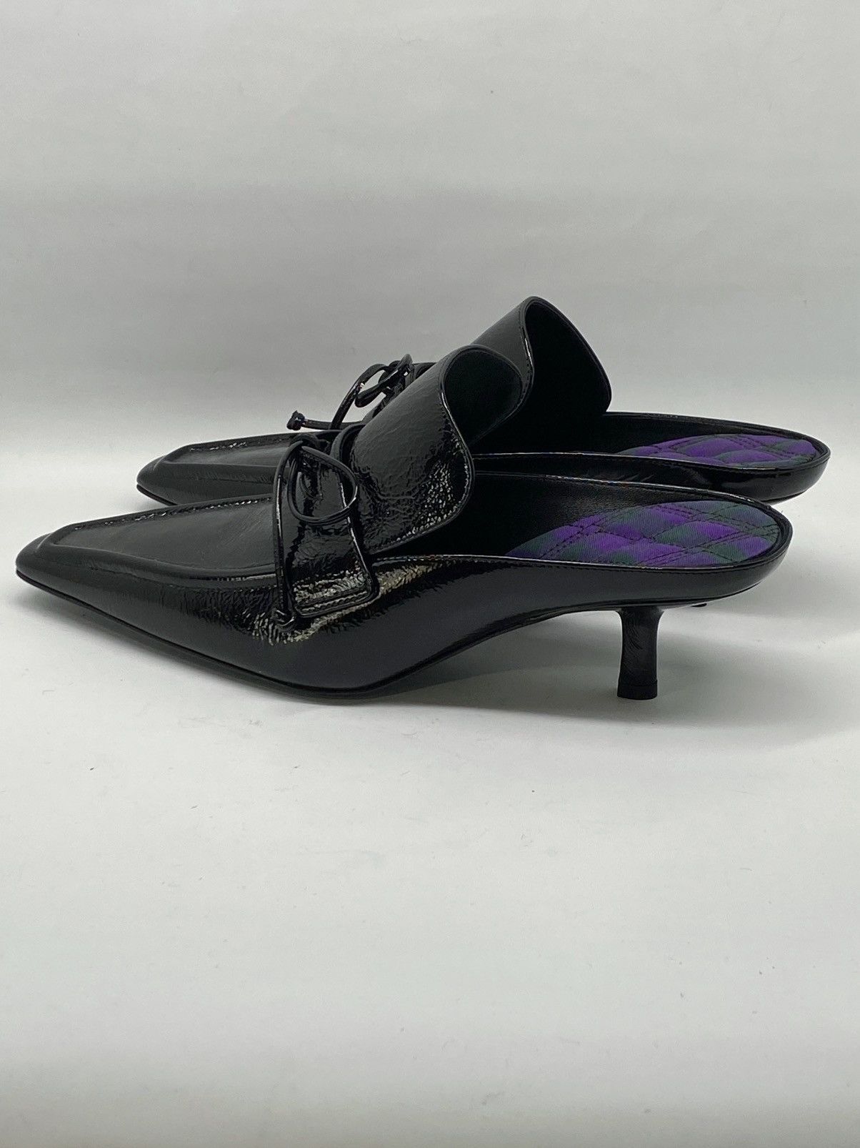 Burberry Burberry Sovereign Square Toe Kitten Heel Mule size 39 Size US 9 / IT 39 - 9 Thumbnail