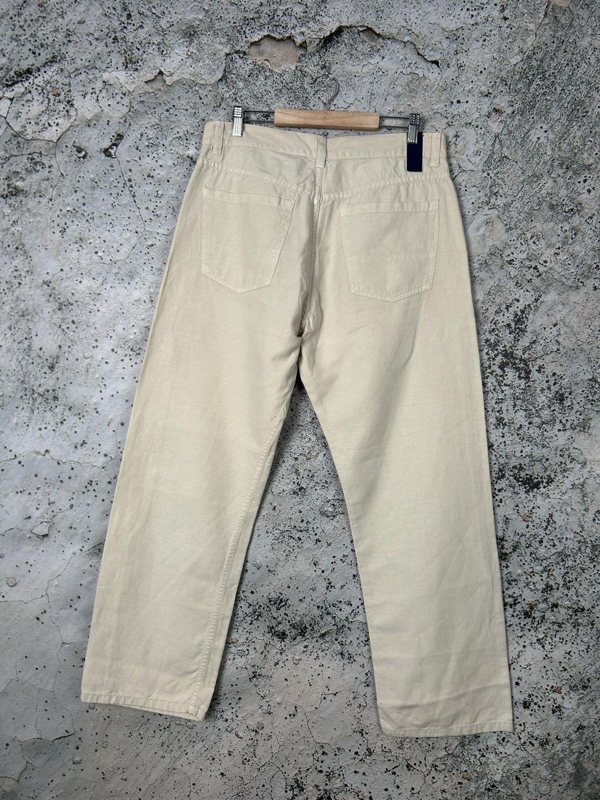 Kenzo Vintage Kenzo Homme Linen Pants Avantgarde Designer Archival Size US 36 / EU 52 - 5 Thumbnail