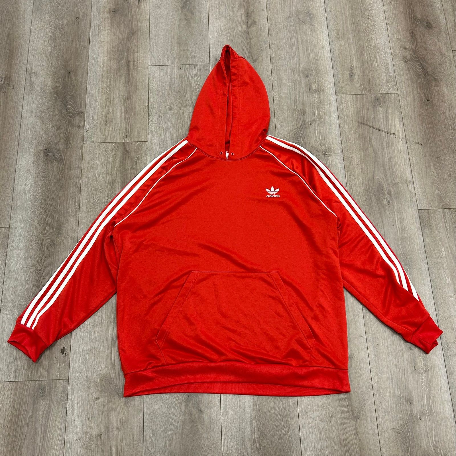 Adidas adidas Red SST 3 Stripes Hoodie Sweater Size XXL 2XL B14 Size US XXL / EU 58 / 5 - 1 Thumbnail