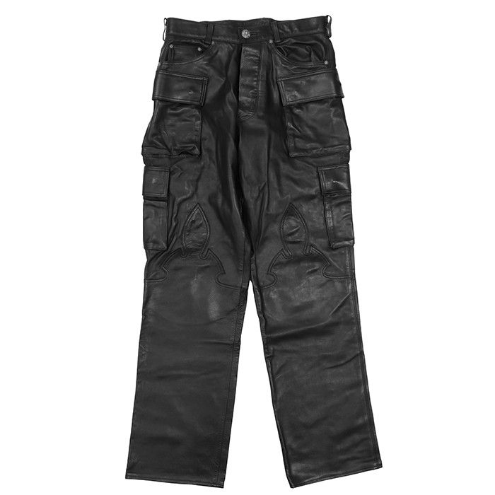 Chrome Hearts Chrome Hearts Chrome Hearts Leather Pants Leather Bottoms DUTY FREE for USA Size ONE SIZE - 1 Thumbnail