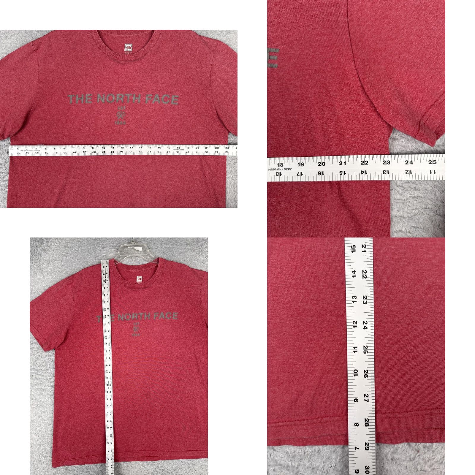 The North Face The North Face Shirt Mens XL Red Crew Neck Short Sleeve Graphic Logo Tagless Tee Size US XL / EU 56 / 4 - 8 Thumbnail