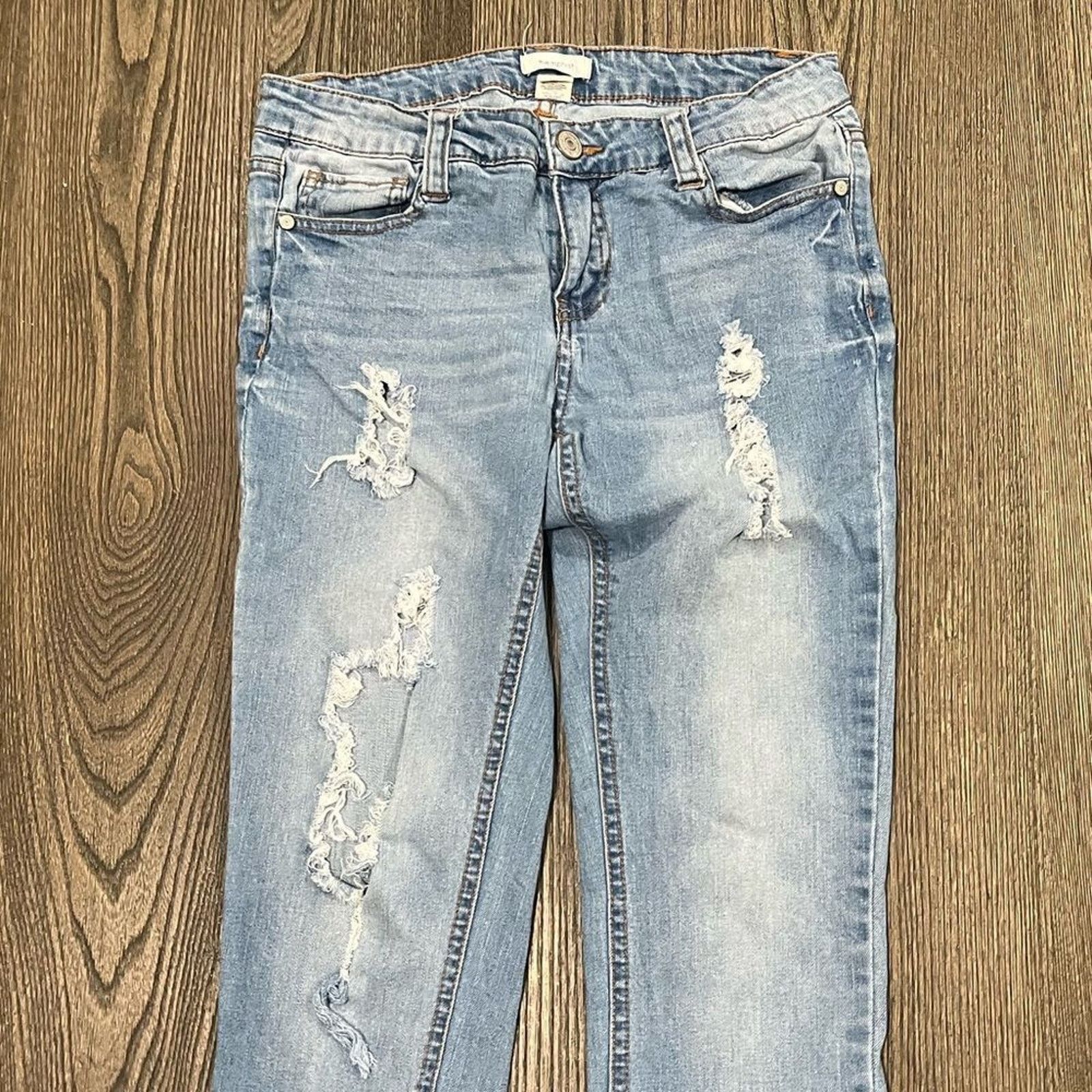 Vintage Blue Asphalt Relaxed Fit Jeans Straight Leg Size 7/28 Size 28" / US 6 / IT 42 - 3 Thumbnail