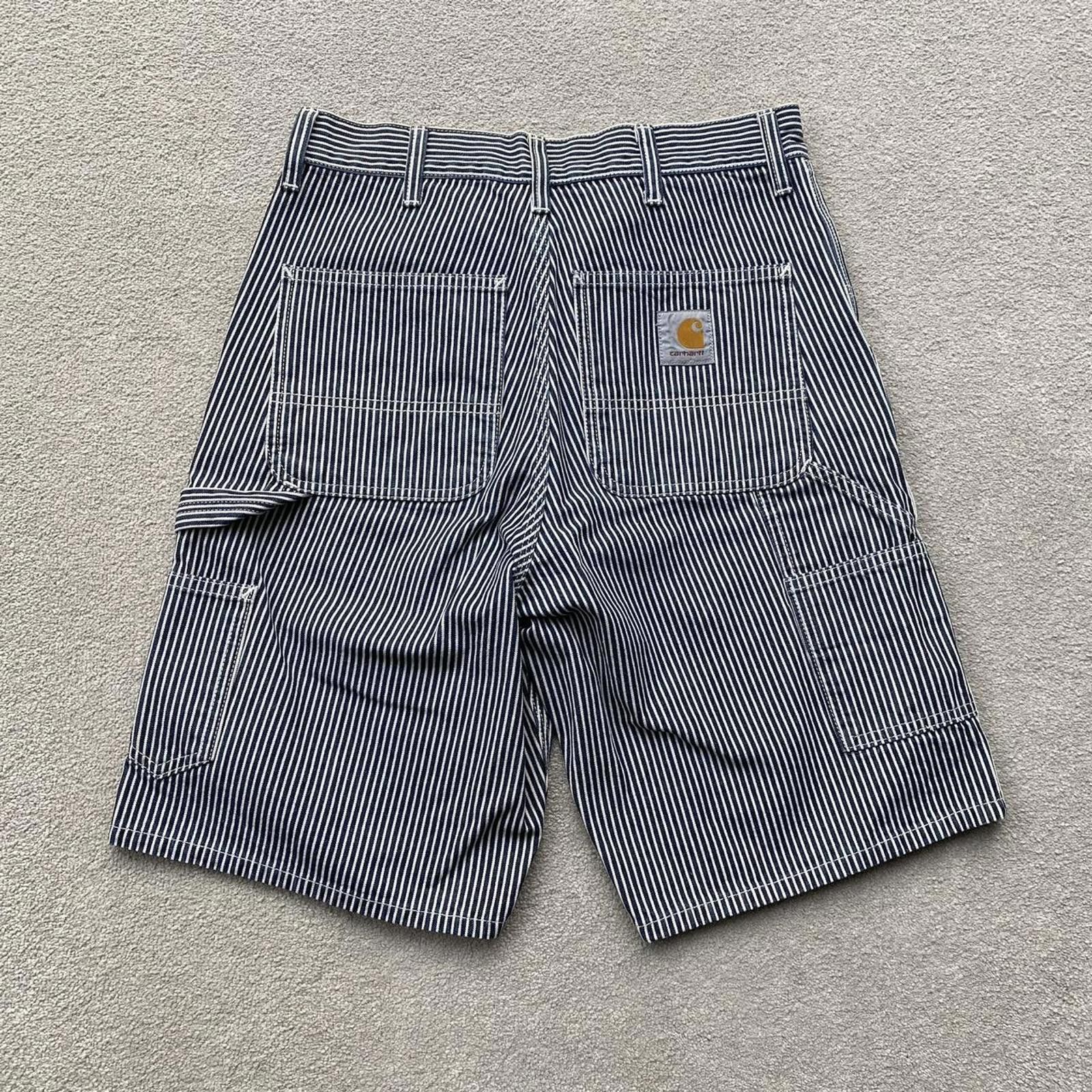 Carhartt Carhartt Pinstriped Single Knee Utility Shorts Size US 28 / EU 44 - 1 Thumbnail