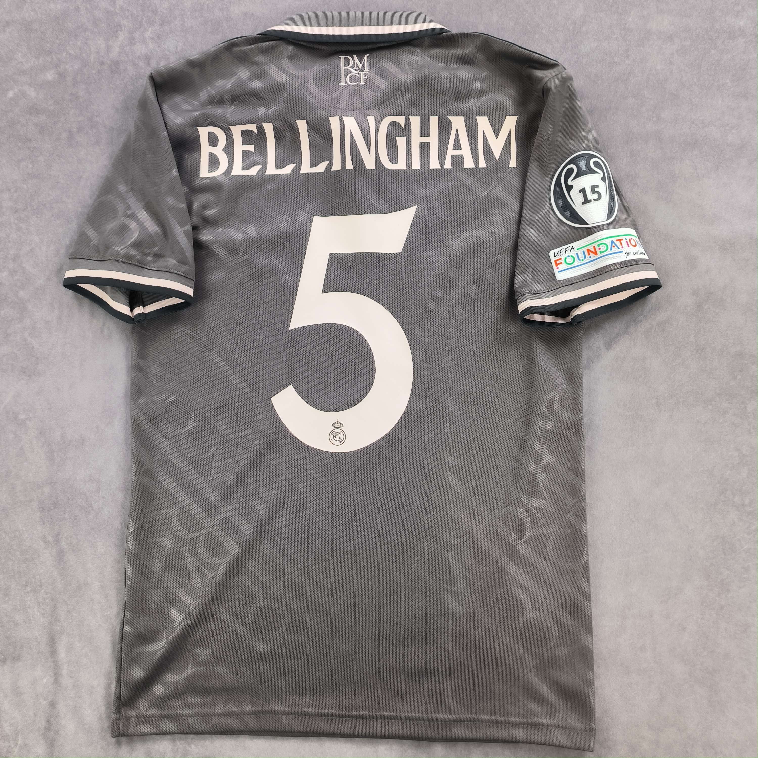 Adidas Real Madrid 2024-25 third UCL Bellingham football jersey XS Size US XS / EU 42 / 0 - 1 Thumbnail