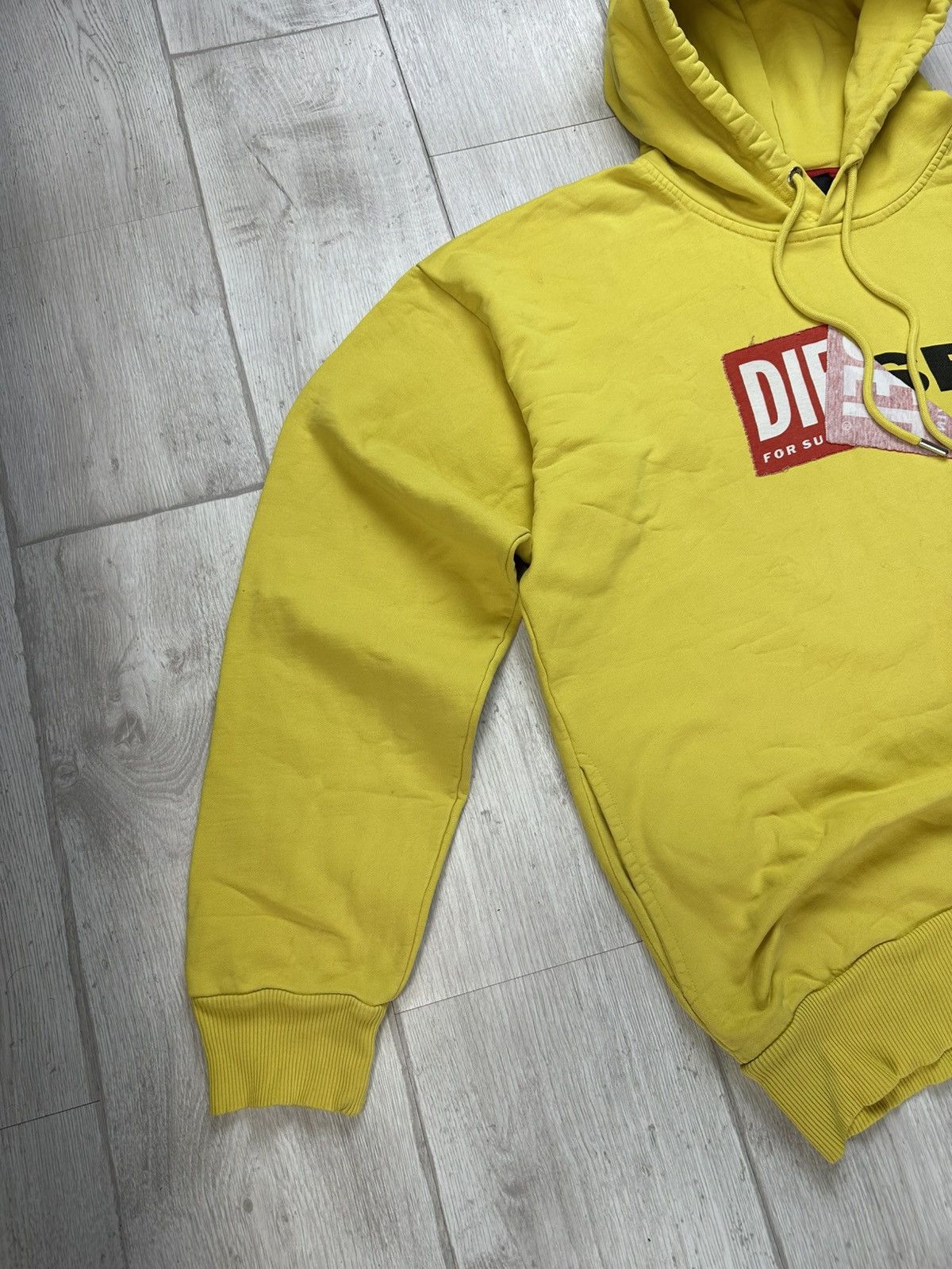 Diesel Diesel Big Logo Streetwear Sticker Hoodie Size US XL / EU 56 / 4 - 3 Thumbnail