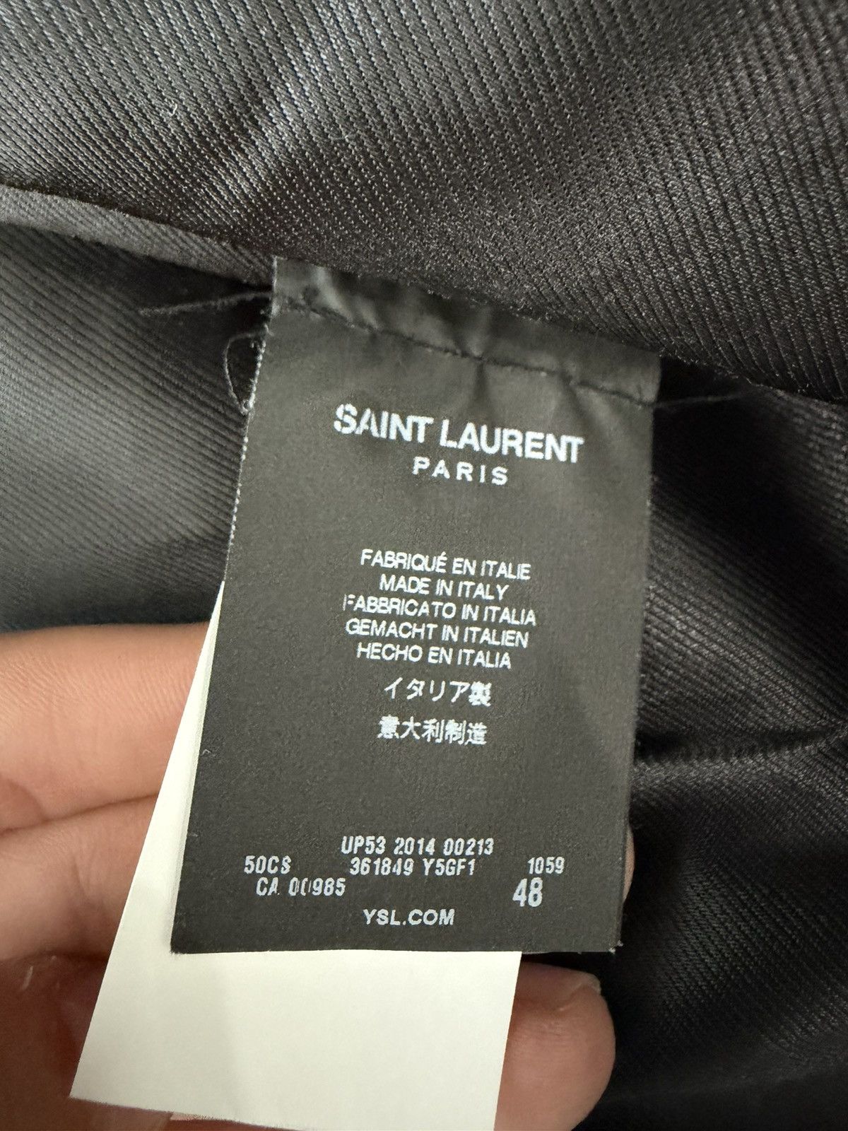 Saint Laurent Paris F/W 2014 SAINT LAURENT RUNWAY LEOPARD FUR LEATHER JACKET Size US M / EU 48-50 / 2 - 6 Thumbnail