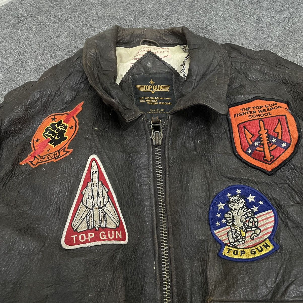 Vintage 1994 Top Gun G-1 Flight Jacket Paramount Pictures Very Rare Size US L / EU 52-54 / 3 - 7 Thumbnail