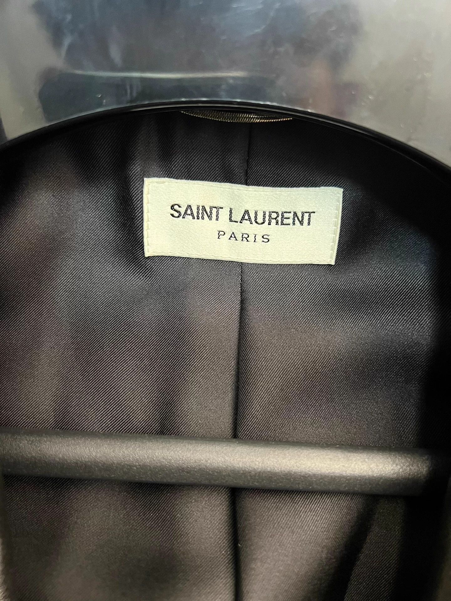 Saint Laurent Paris Authentic Saint Laurent slp embossed stripes, suit Size 48R - 5 Thumbnail