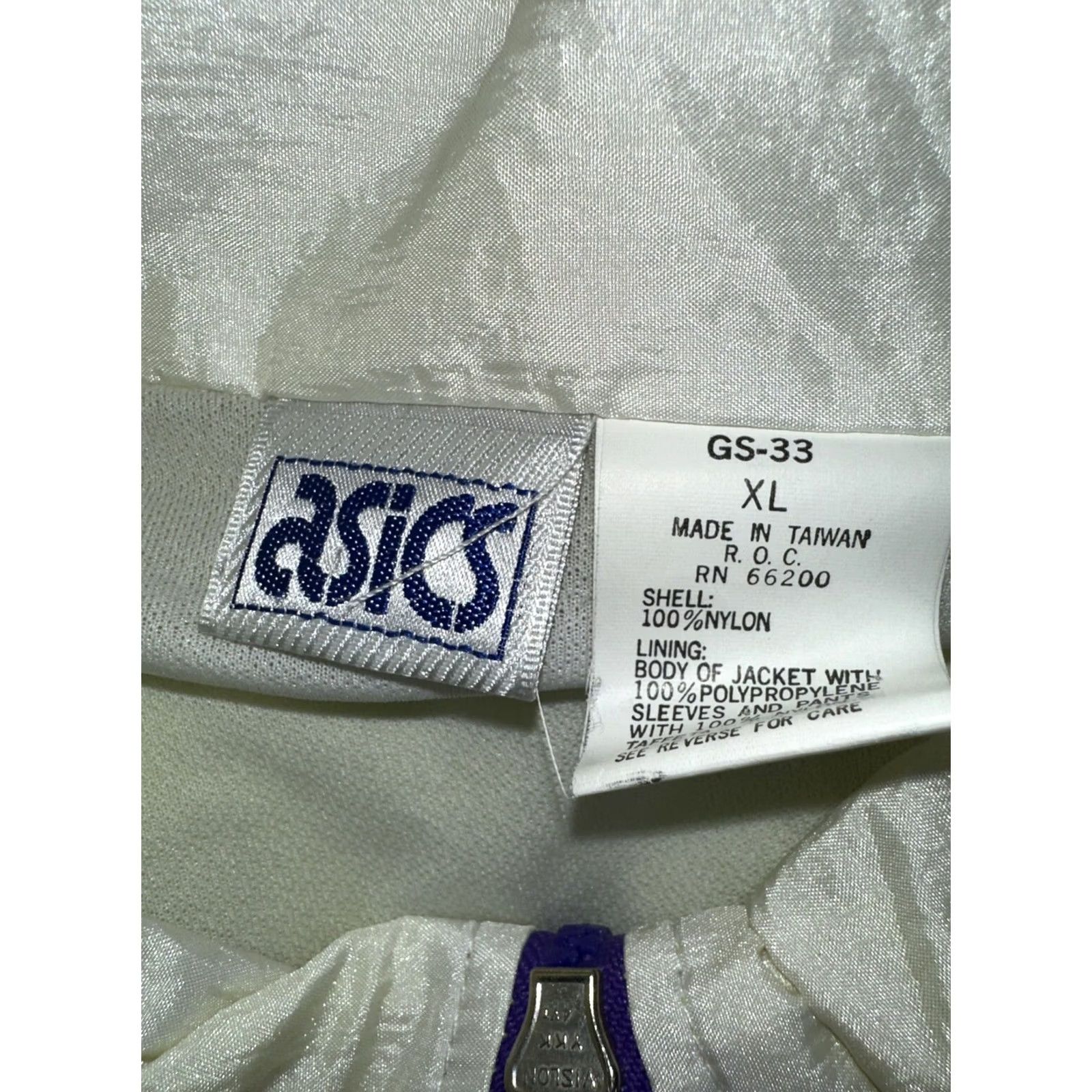 Asics VINTAGE ASICS MFT Windbreaker Purple Green XL Women Jacket Size XL / US 12-14 / IT 48-50 - 5 Thumbnail
