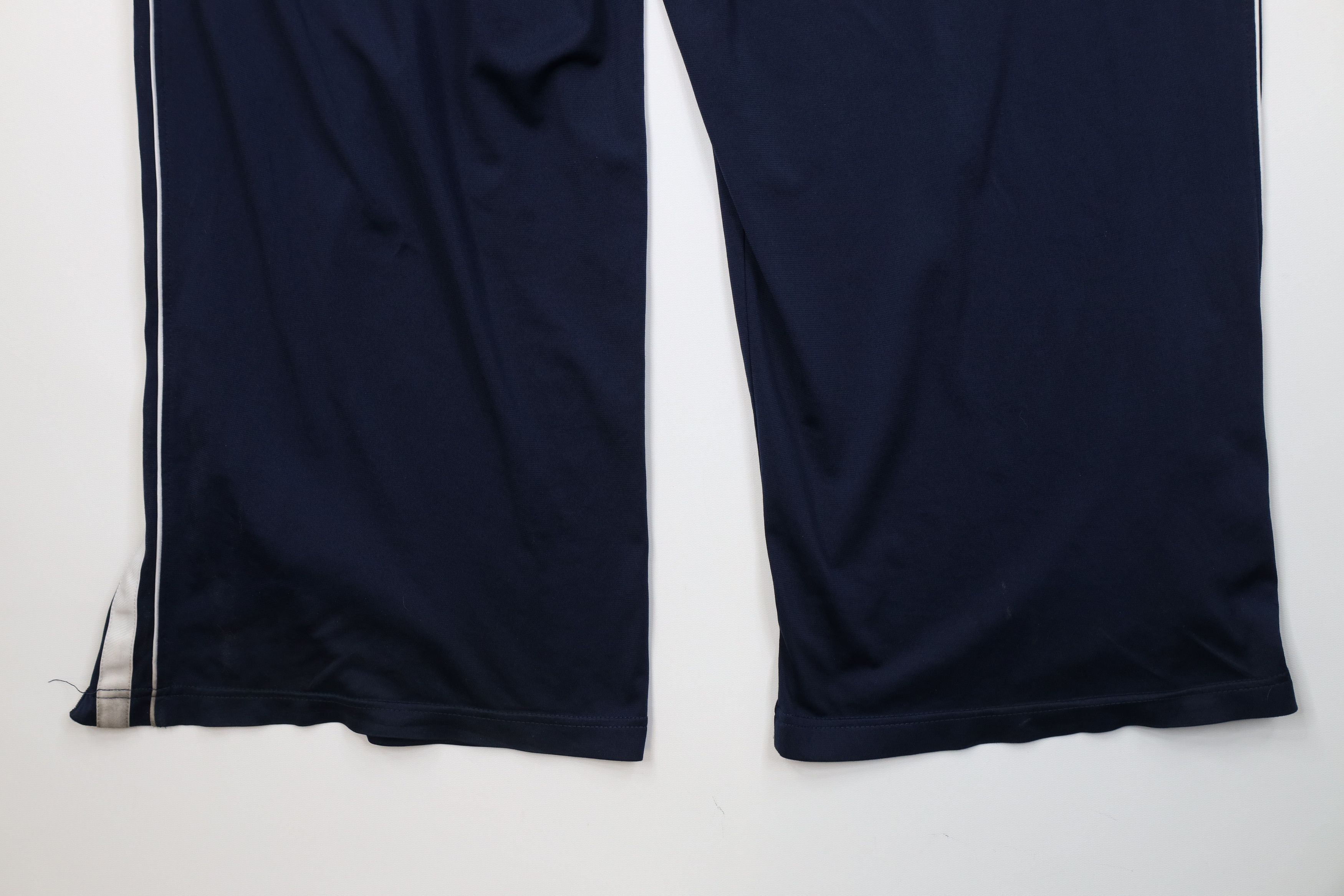 Nike Vintage Nike Mini Swoosh Striped Wide Leg Pants Navy Blue Size US 38 / EU 54 - 16 Thumbnail
