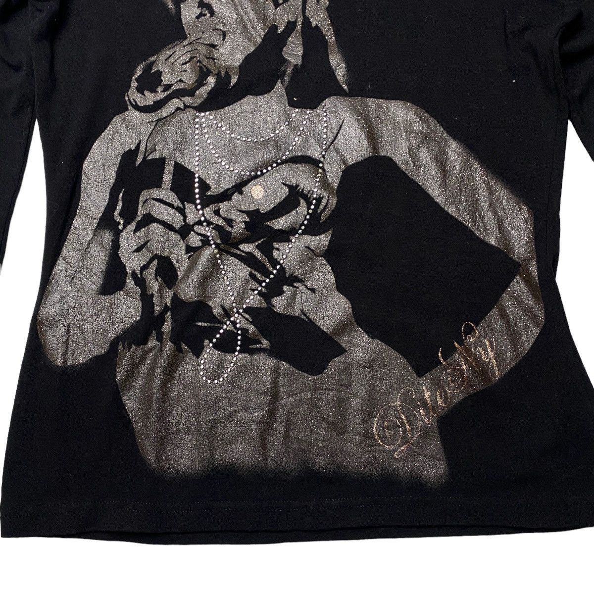 If Six Was Nine 2000's Aphrodite Punk Style Longsleeve Size S / US 4 / IT 40 - 4 Thumbnail