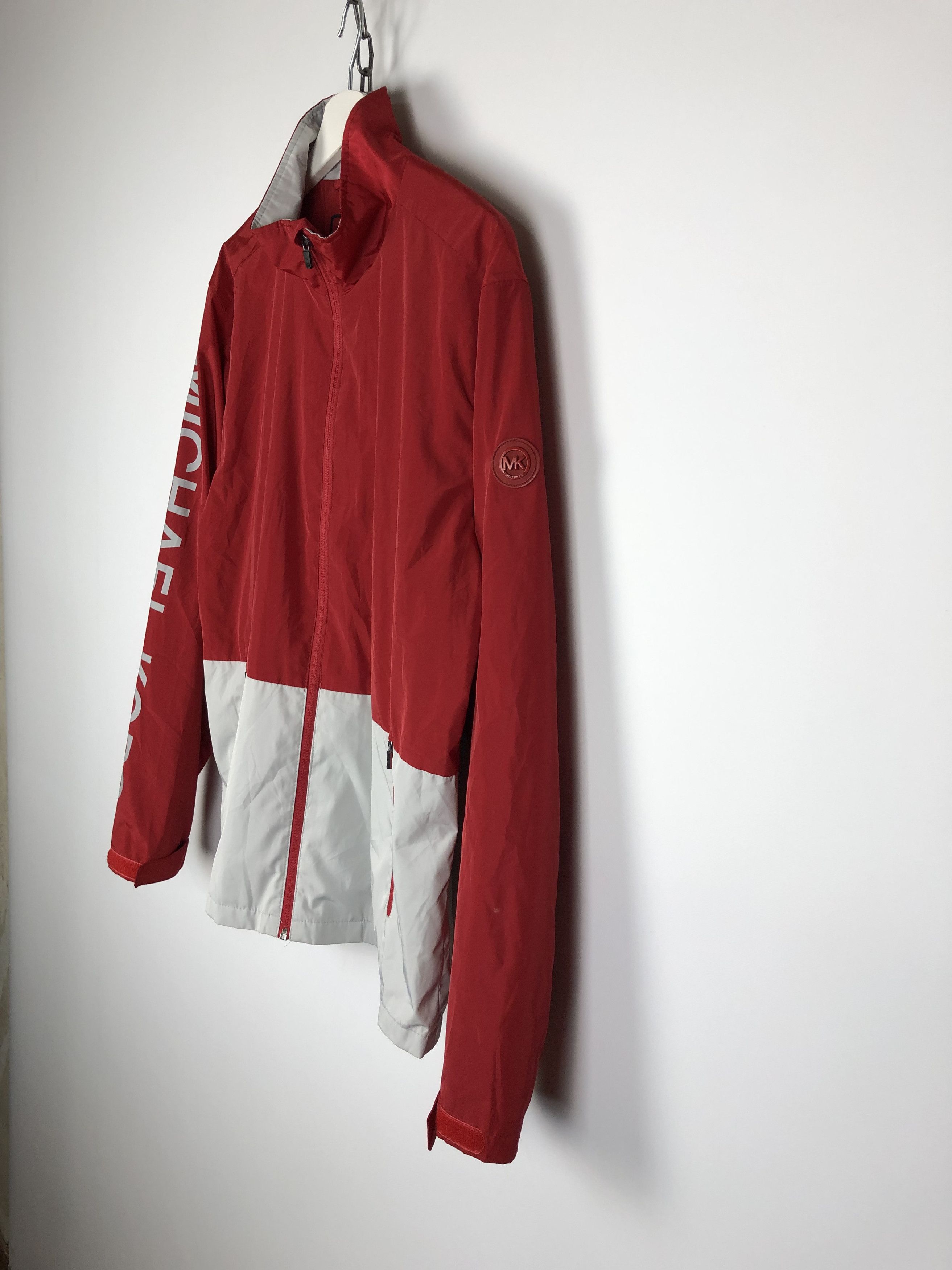 Michael Kors Michael Kors Perfomance Zip Jacket Windbreaker Red size L Size US L / EU 52-54 / 3 - 7 Thumbnail