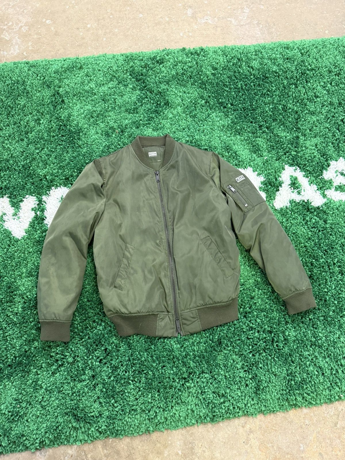 Kith Kith MA1 Forest Green Bomber Jacket Sz. Small Size US S / EU 44-46 / 1 - 2 Thumbnail