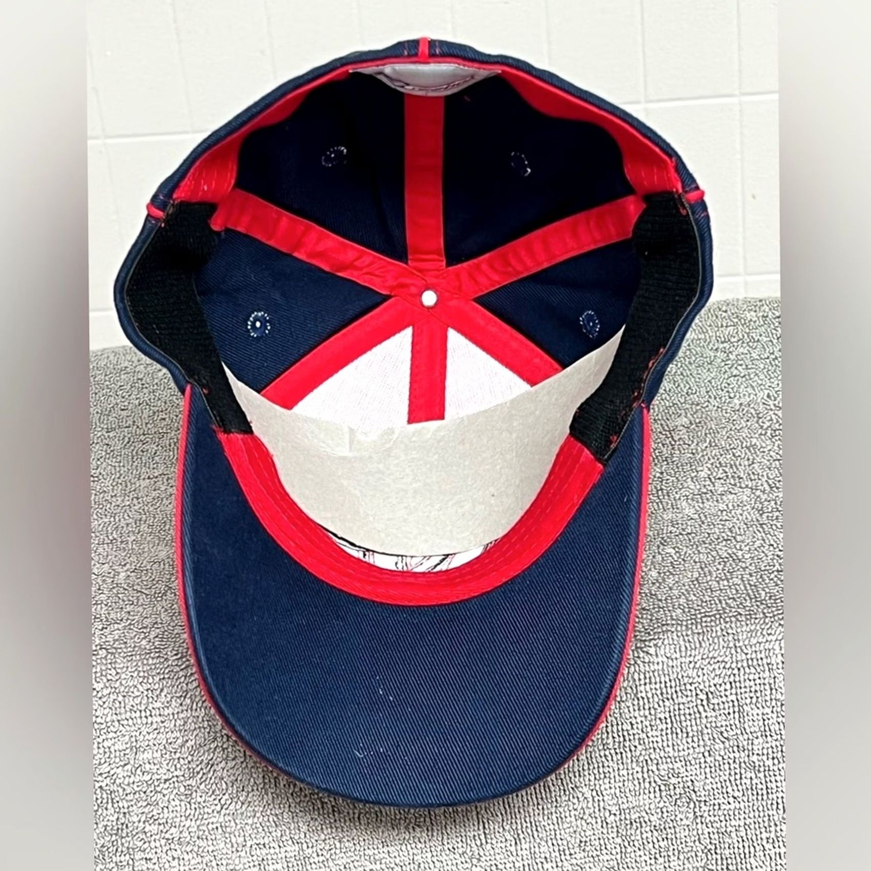 Reebok NWT Vintage Reebok New Jersey Nets Hat Cap - Blue Print - 90s NBA Basketball Size US M / EU 48-50 / 2 - 5 Thumbnail