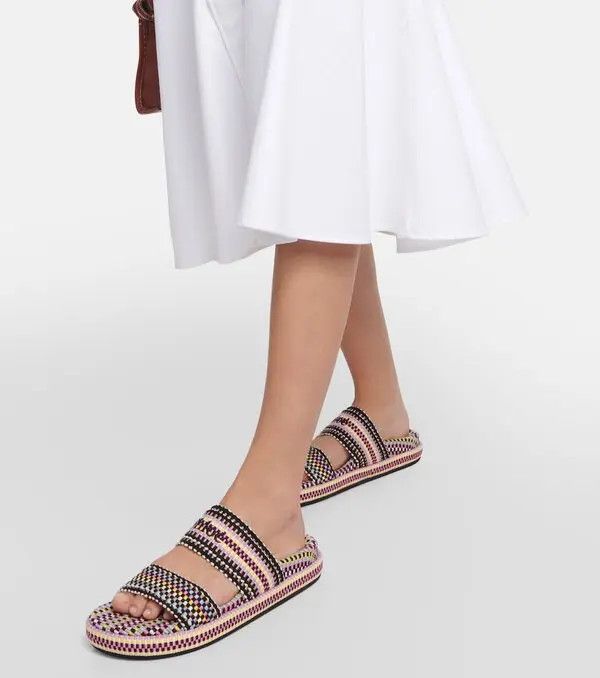 Chloe o1loc1c1024 Rori Slides in Red Sand Size US 10 / IT 40 - 5 Thumbnail