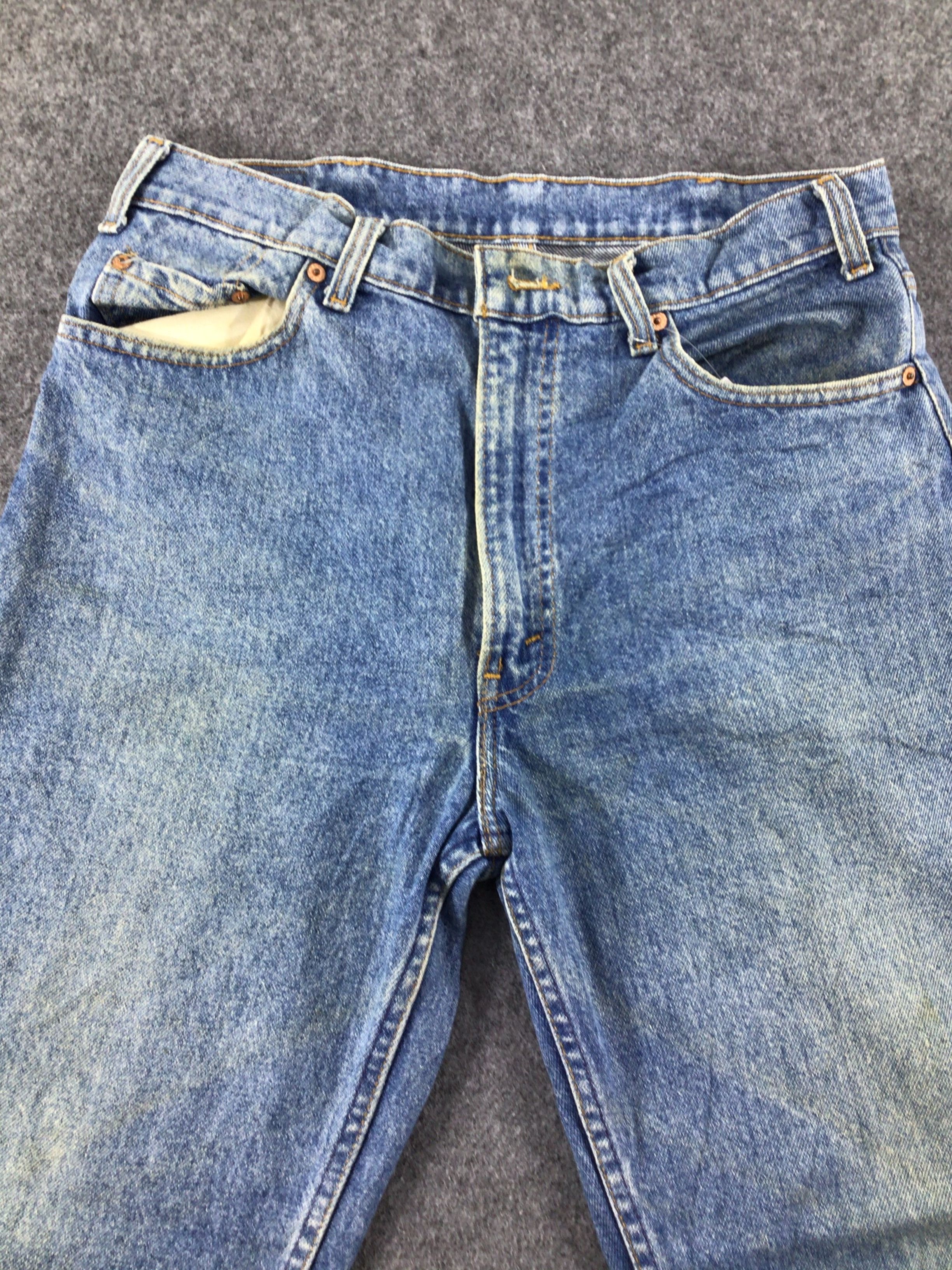 Levi's Vintage 90s Levis 510 Jeans Medium Wash Denim KJ018 Size US 32 / EU 48 - 3 Thumbnail