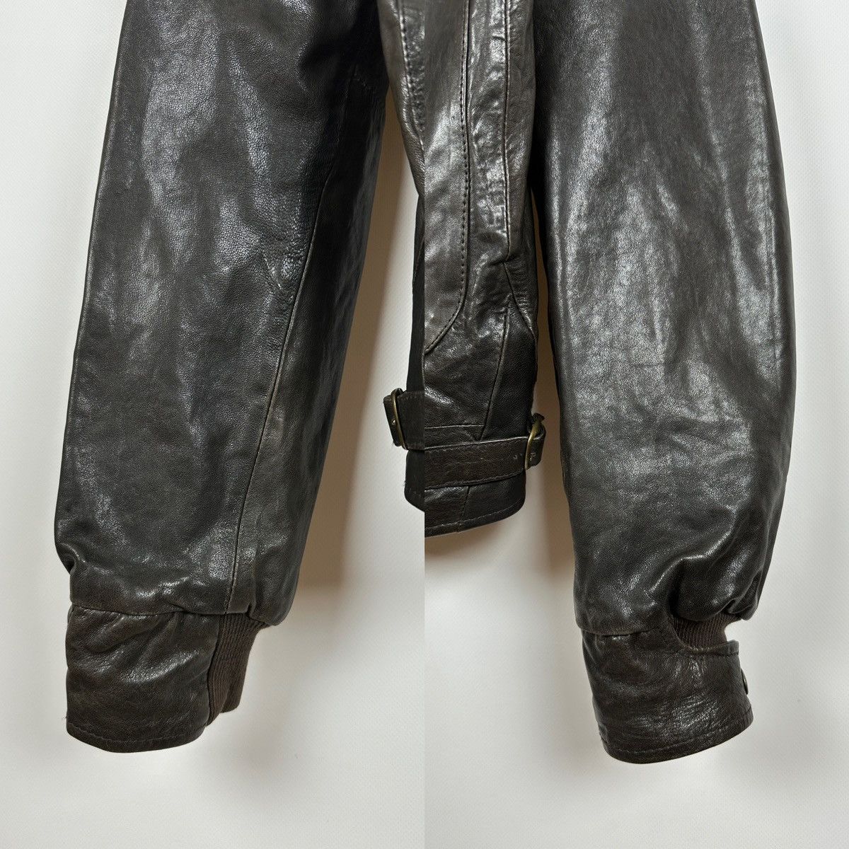 Golden Goose Golden Goose Brown Leather Jacket Size US L / EU 52-54 / 3 - 16 Thumbnail