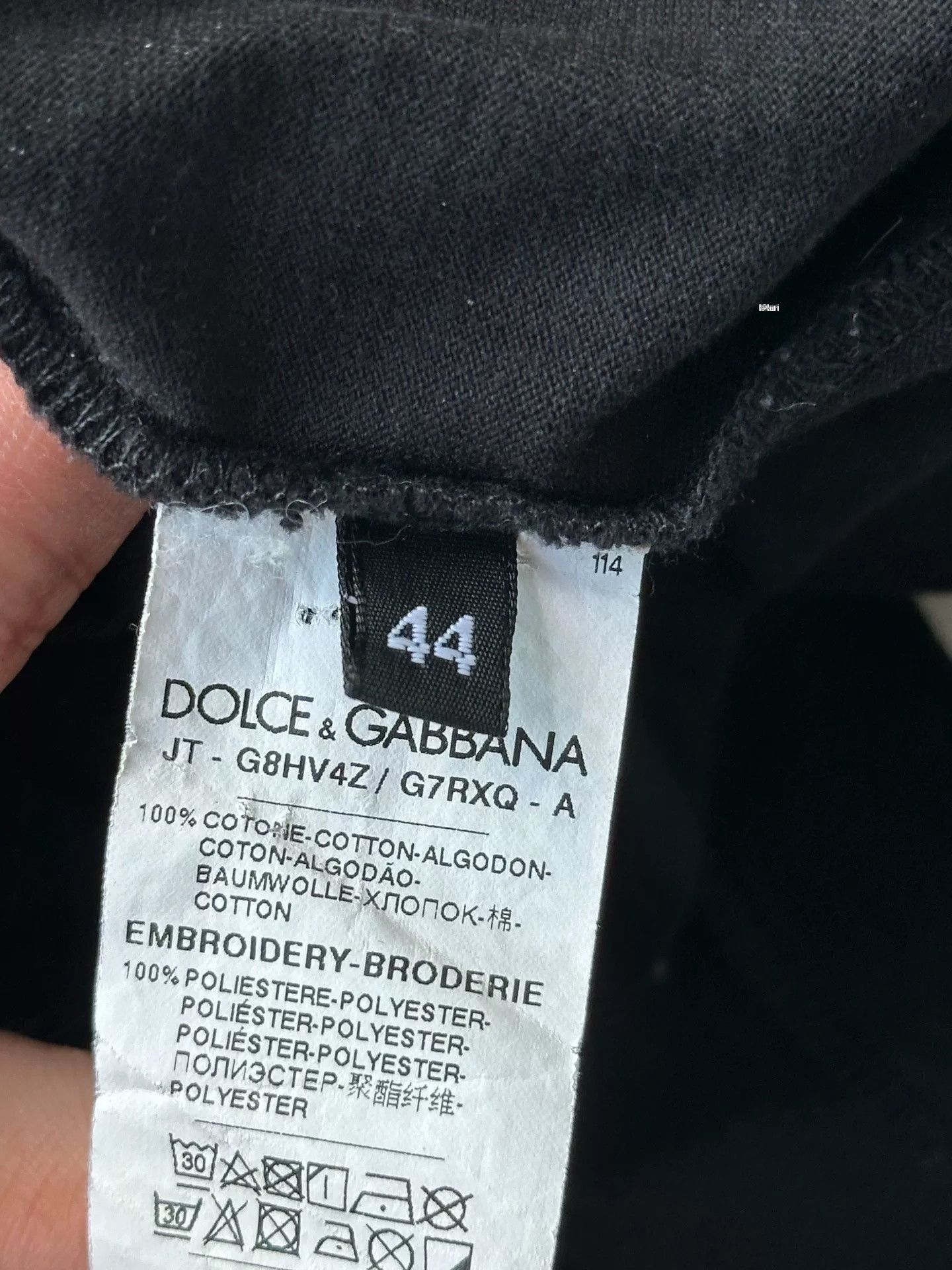 Dolce & Gabbana Dolce&Gabbana Men's Short Sleeve T-Shirt Size US S / EU 44-46 / 1 - 3 Thumbnail