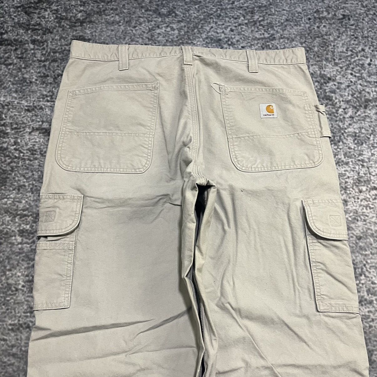 Carhartt VINTAGE CARHARTT BAGGY WIDE LEG WORKWEAR SKATER CARGO PANTS Size US 38 / EU 54 - 4 Thumbnail