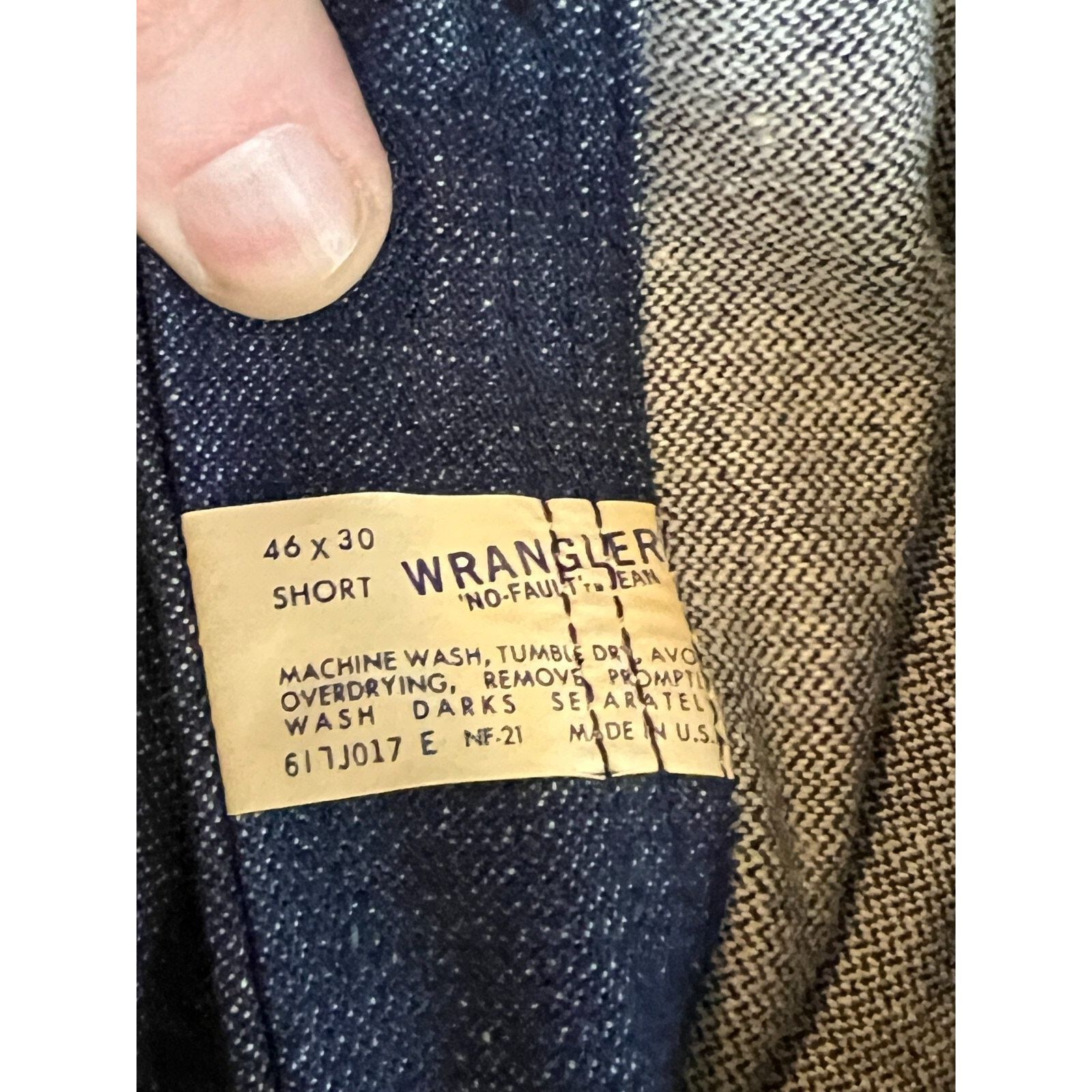 Wrangler DS 70s Wrangler Big Bell Jeans No Fault Denim NWT 46x30 Size US 44 / EU 60 - 4 Thumbnail