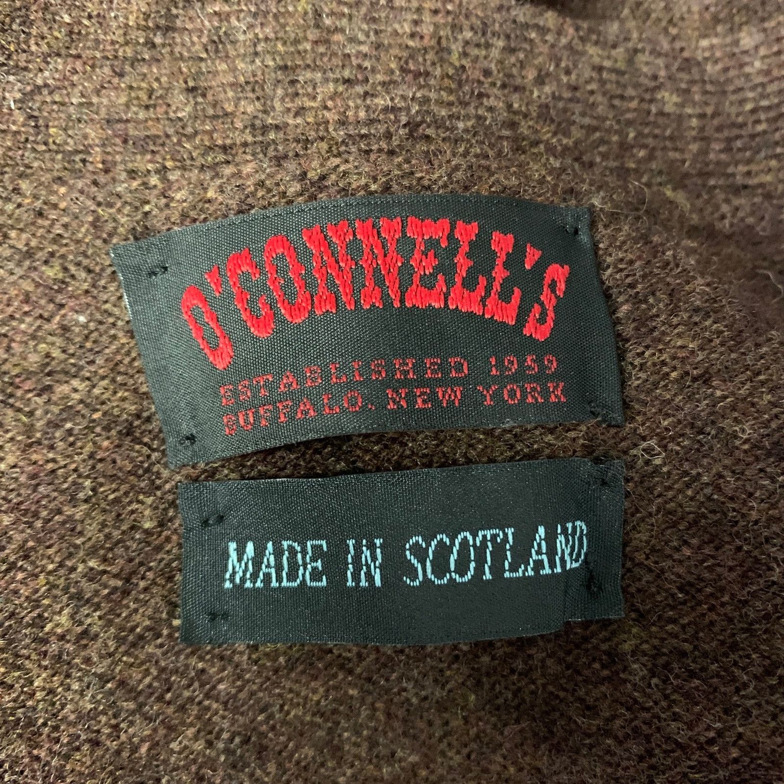 O'Connell's O'CONNELL'S Size M Brown Wool Oversized Vest Size US M / EU 48-50 / 2 - 5 Thumbnail