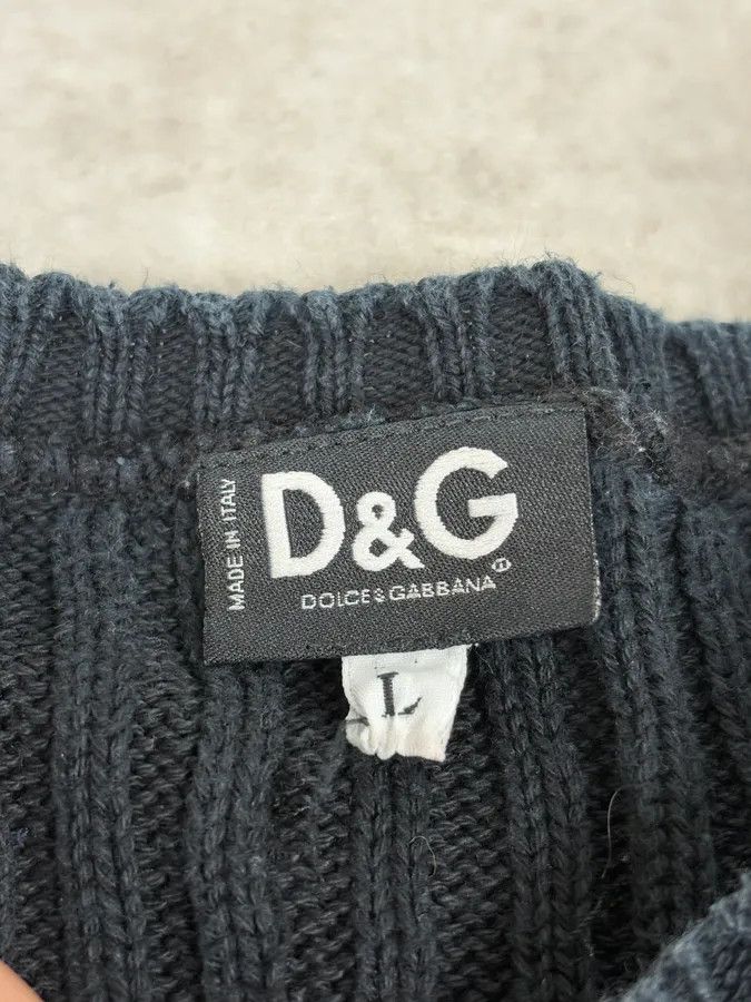 Dolce & Gabbana 2000s Dolce & Gabbana Navy Wool Sweater Size US S / EU 44-46 / 1 - 8 Thumbnail
