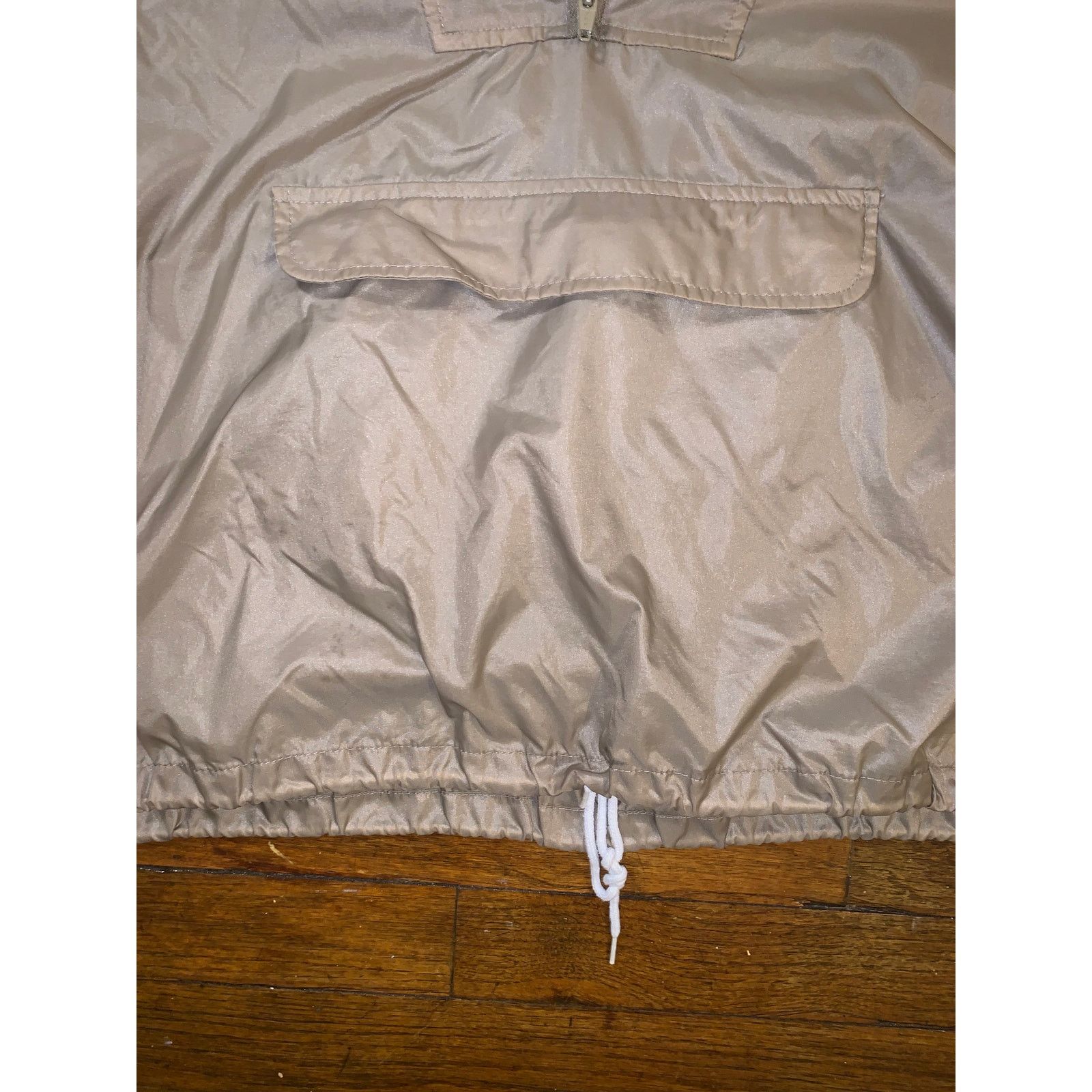 Lacoste × Vintage IZOD Lacoste Windbreaker Jacket Hooded Pullover Beige XL Size US XL / EU 56 / 4 - 7 Thumbnail