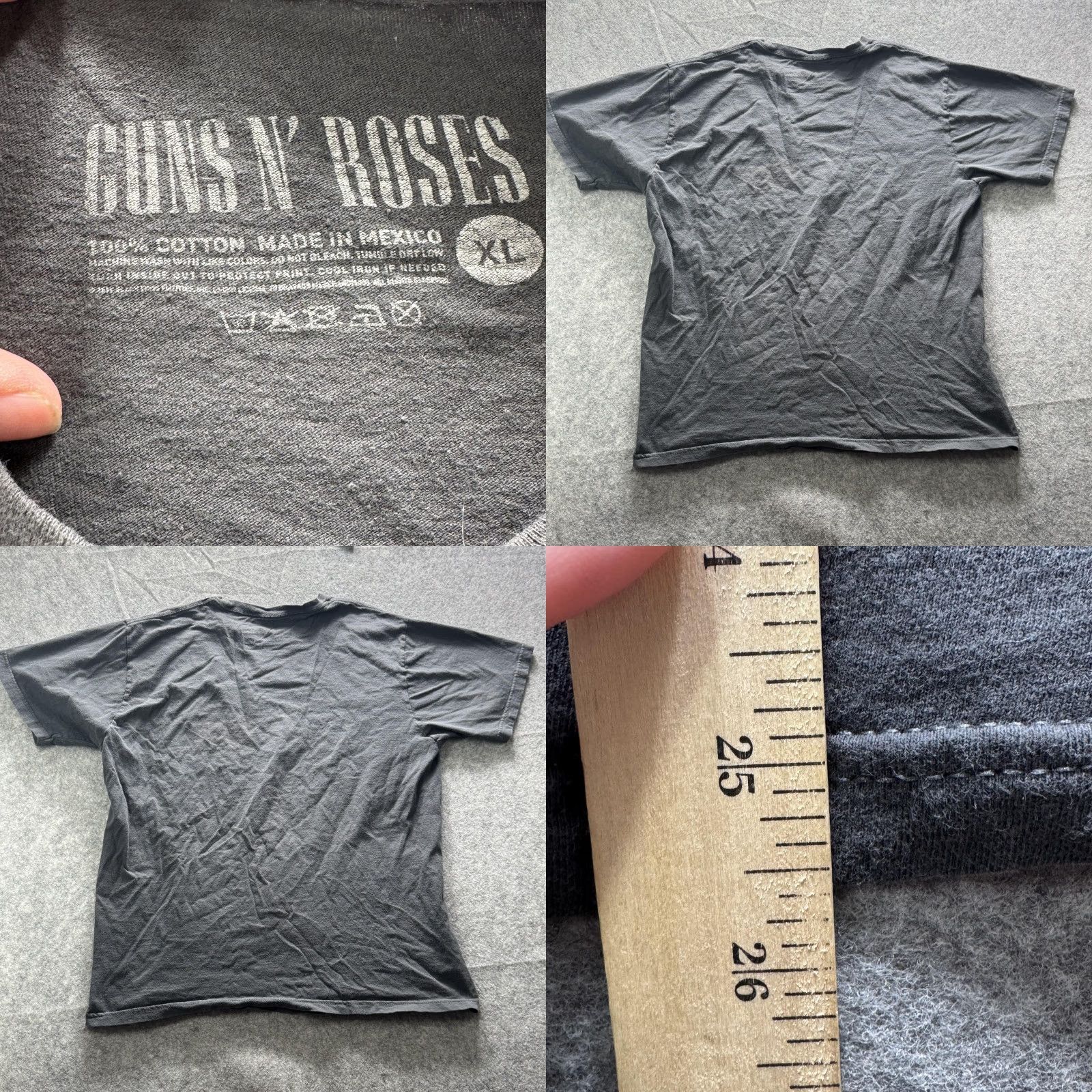 Paradise Guns N' Roses Shirt Mens XL Black Paradise City Graphic Tee Rock Band Skate Size US XL / EU 56 / 4 - 8 Thumbnail