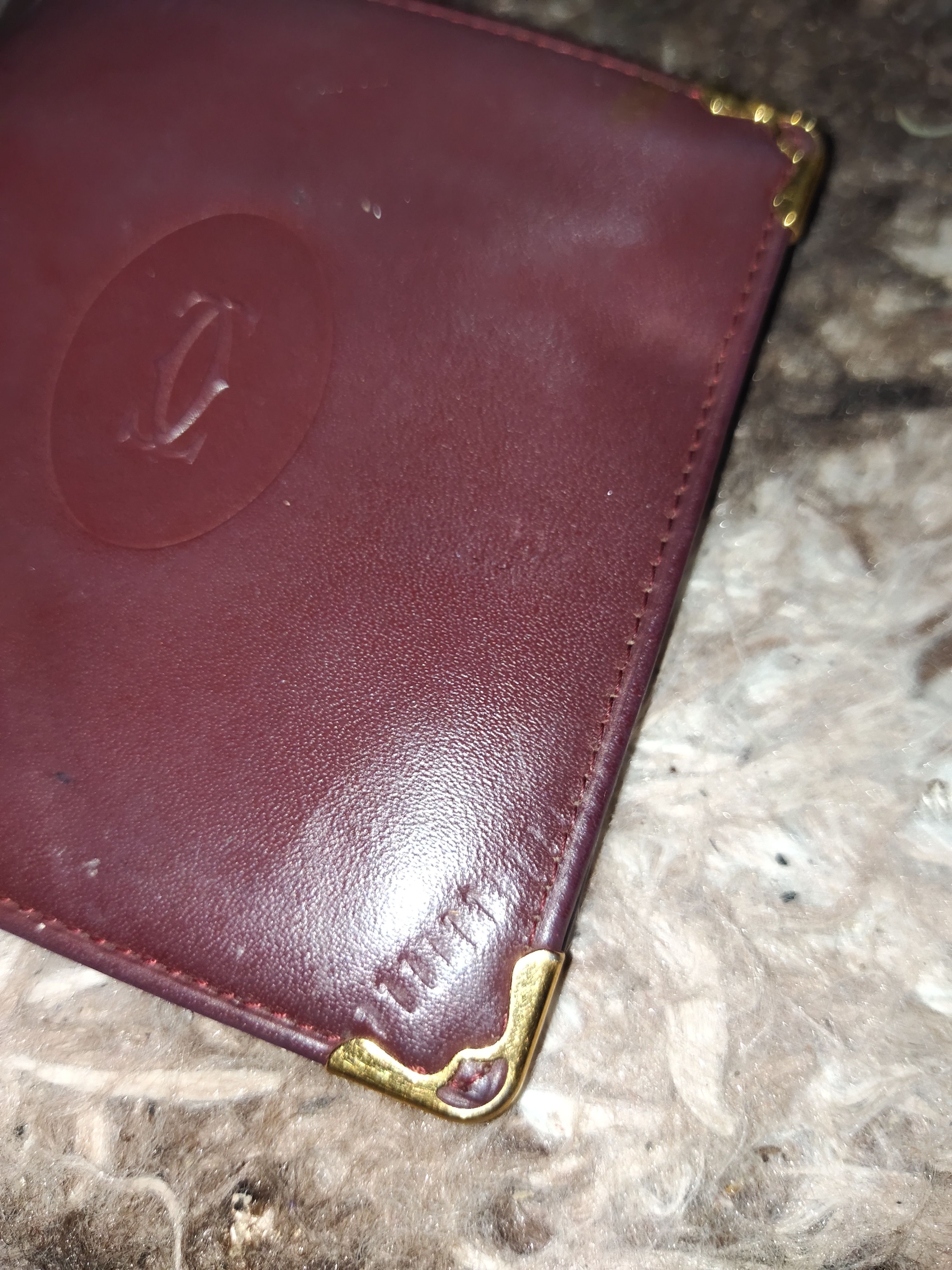 Cartier × Vintage Vintage CARTIER Bi Fold Red Wallet Size ONE SIZE - 10 Thumbnail