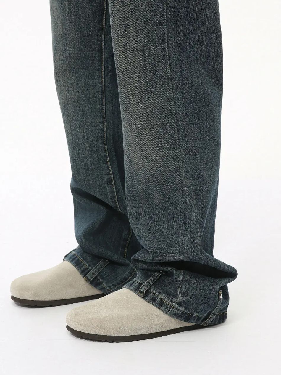 Japanese Brand Retro pocket patchwork micro flared jeans Size US 32 / EU 48 - 2 Thumbnail