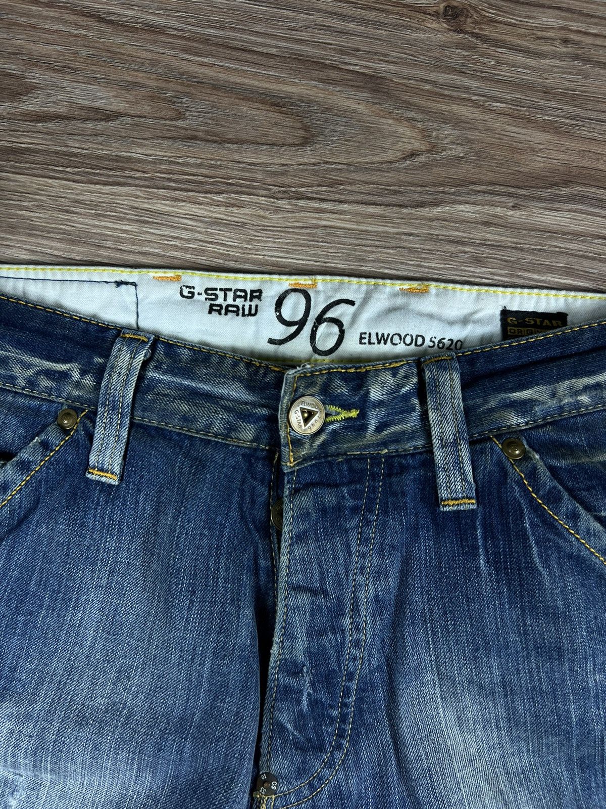 Vintage 💫 VINTAGE 90’S G-STAR RAW DISTRESSED WASHED DENIM PANTS Size US 30 / EU 46 - 9 Thumbnail