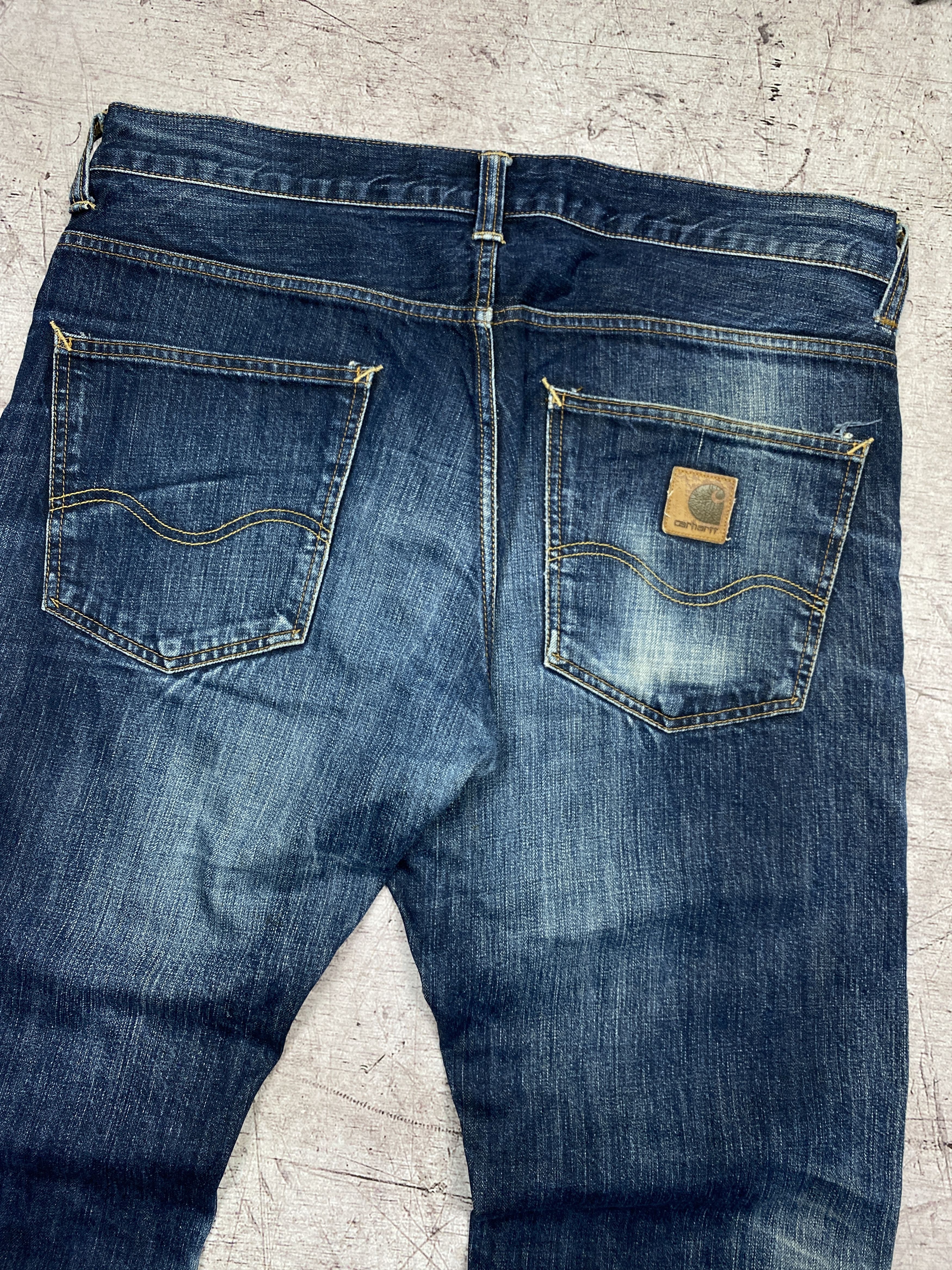 Carhartt × Vintage Carhartt Vintage Mens Bronco Denim Pants Jeans Size US 36 / EU 52 - 2 Thumbnail
