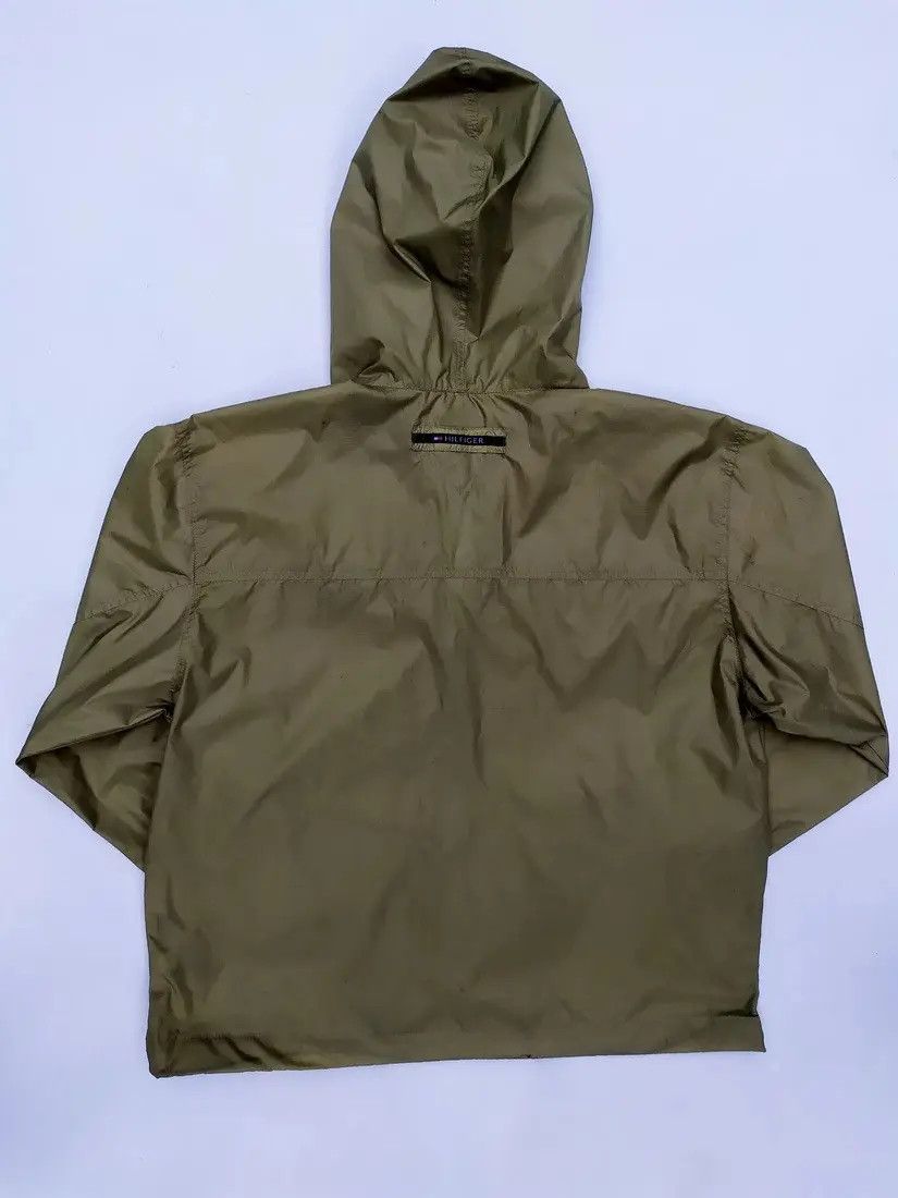 Tommy Hilfiger × Vintage Tommy Hilfiger Khaki Nylon Logo Jacket Windbreaker Size US XL / EU 56 / 4 - 11 Thumbnail