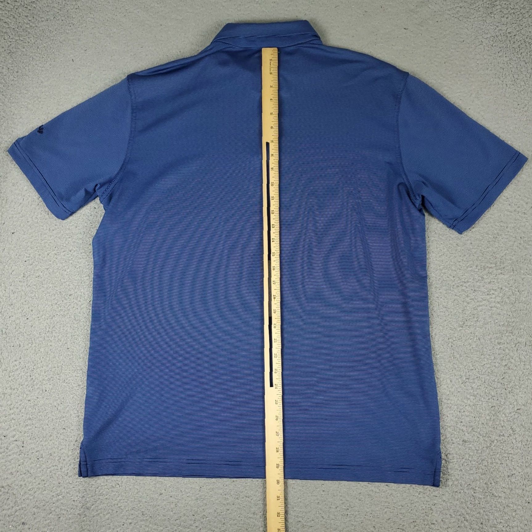 Callaway Callaway Polo Shirt Mens L Blue Striped Opti Dri Fit Golf Short Sleeve Polo Shirt Size US L / EU 52-54 / 3 - 4 Thumbnail