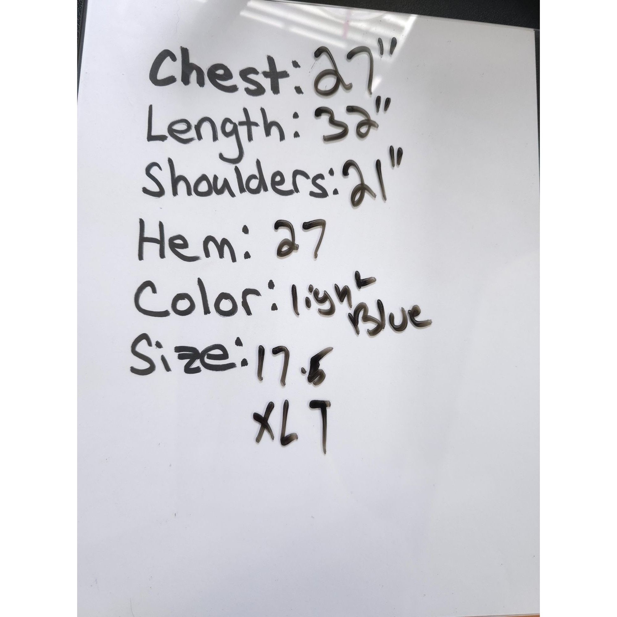 Cremieux Cremieux Mens 100% Pima Cotton Non-Iron Dress Shirt Light Bl Size US XL / EU 56 / 4 - 5 Thumbnail