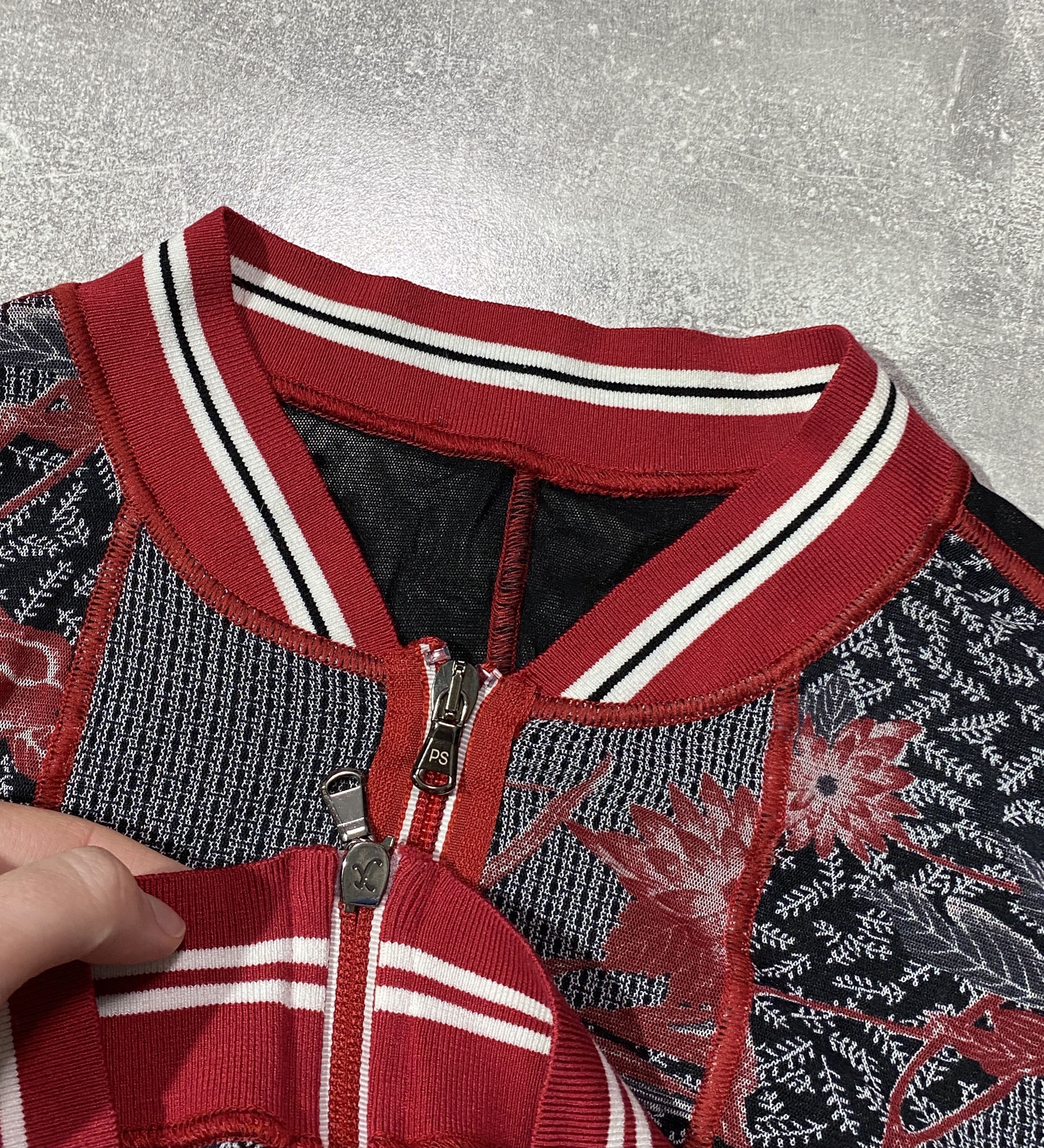 If Six Was Nine Vintage Y2K Mesh Womens Bomber Jacket Size S / US 4 / IT 40 - 3 Thumbnail