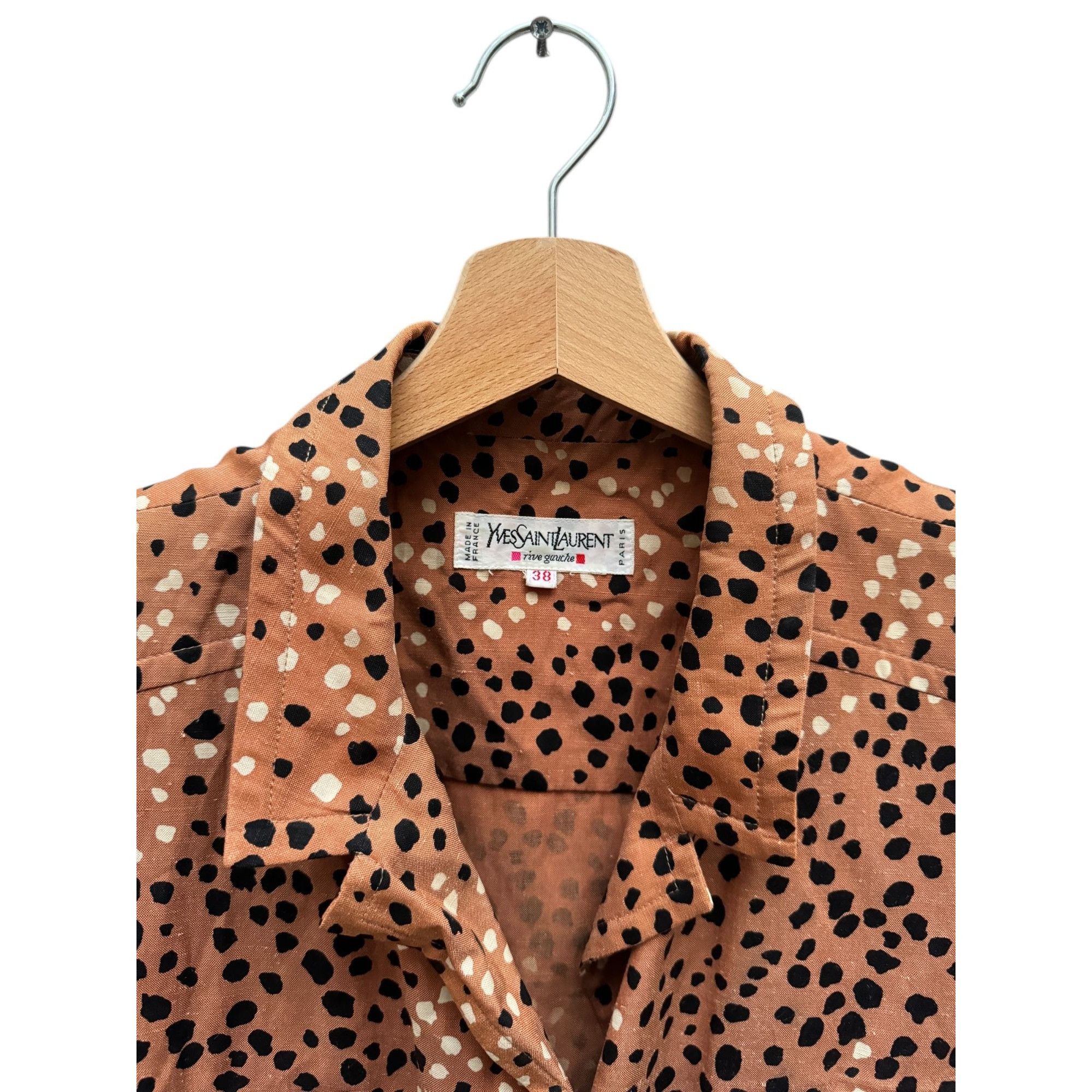 Yves Saint Laurent Dot Cheetah Safari Saharian Jacket Size M / US 6-8 / IT 42-44 - 3 Thumbnail