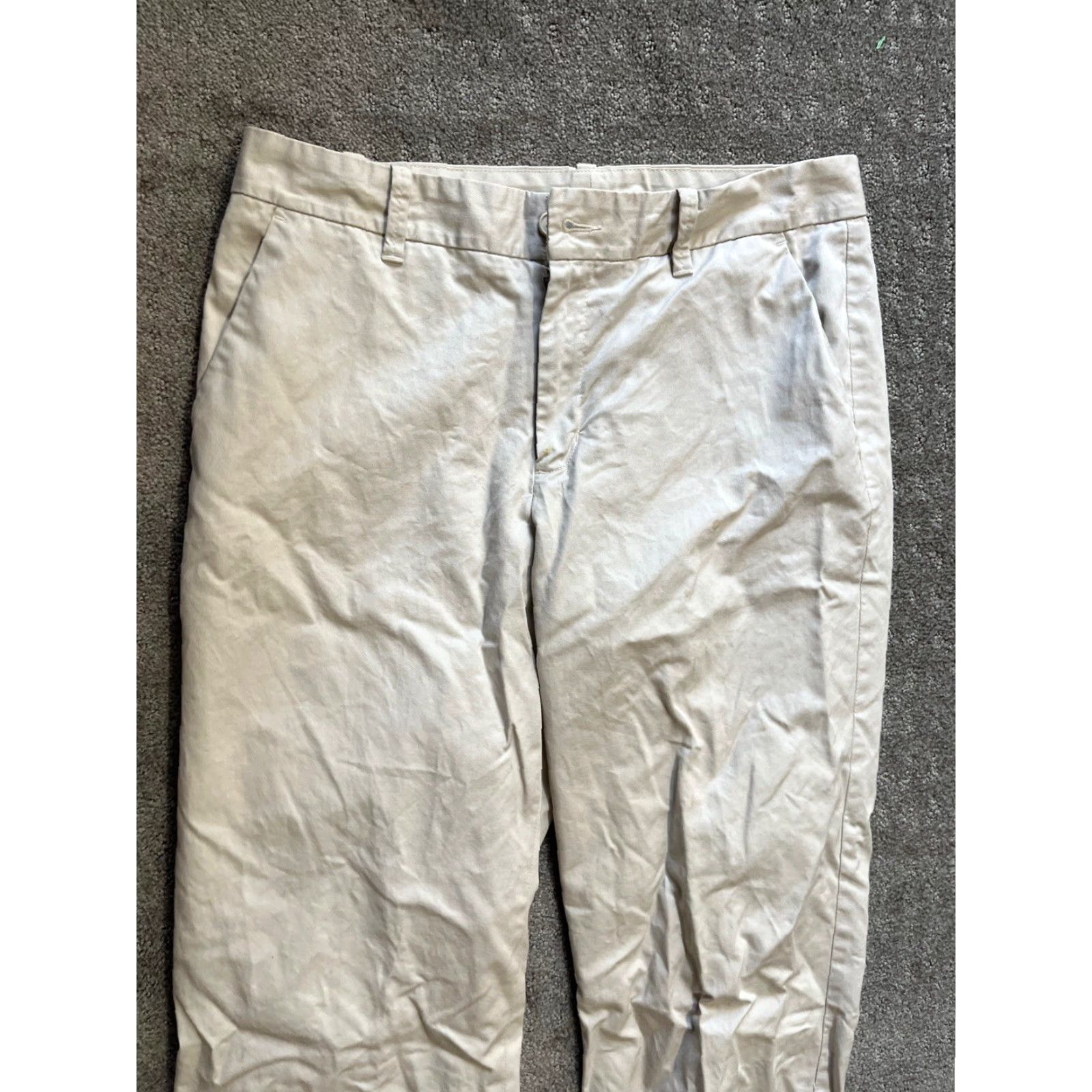 Gap GAP Capri Jeans Women's 6 Beige Solid Cropped Size ONE SIZE - 2 Thumbnail
