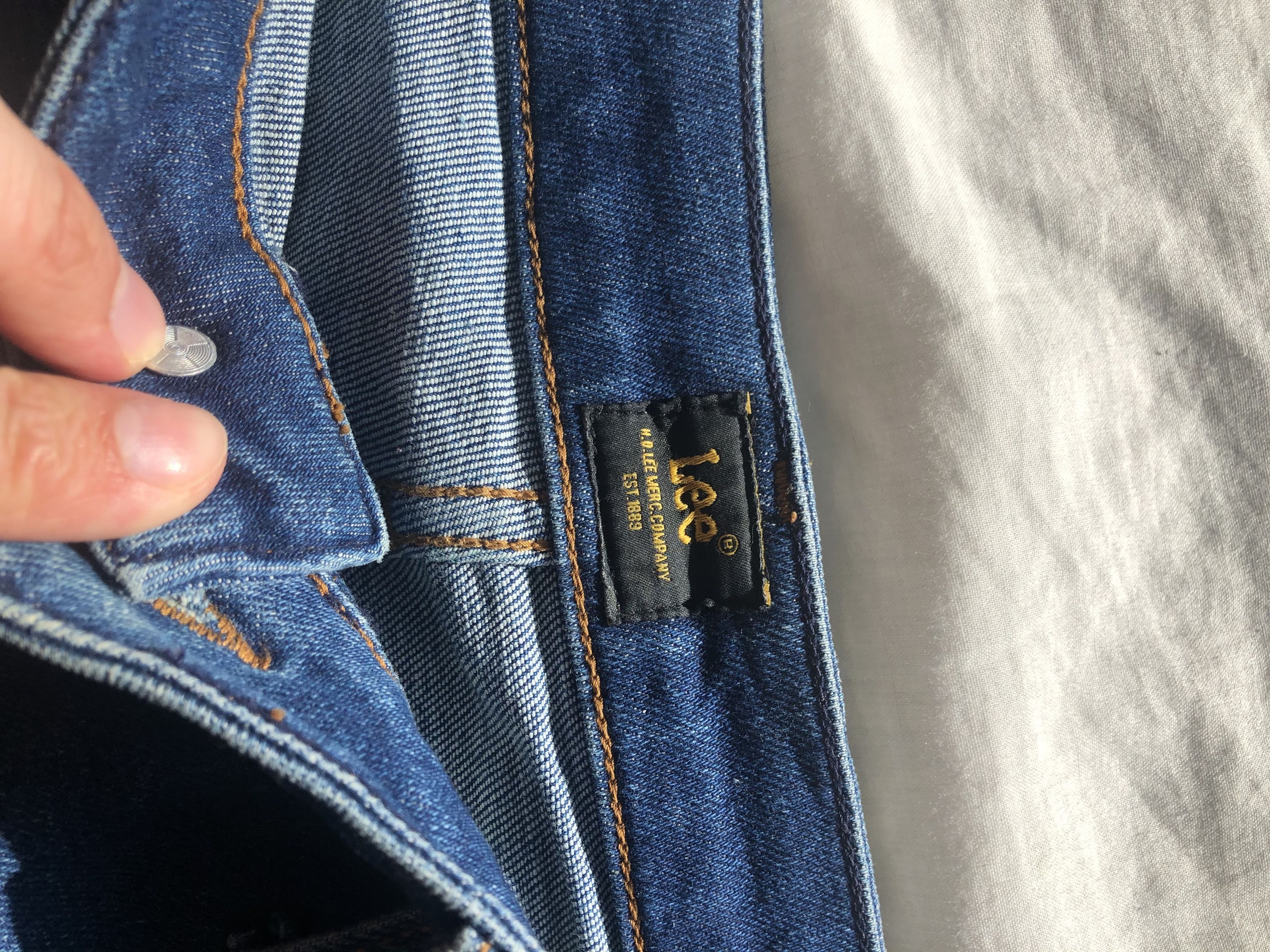 Lee High Waist Skirt (Denim) - W(27) - Lee Size 27" / US 4 / IT 40 - 5 Thumbnail