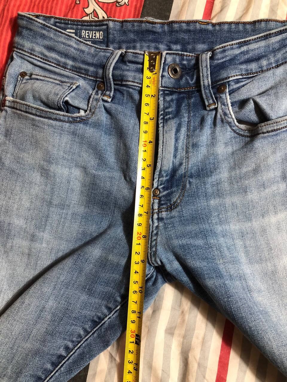 G-Star × Japanese Brand Crazy Crash Dirty Baggy Faded Jean Japan Avant Garde Style Size US 30 / EU 46 - 16 Thumbnail