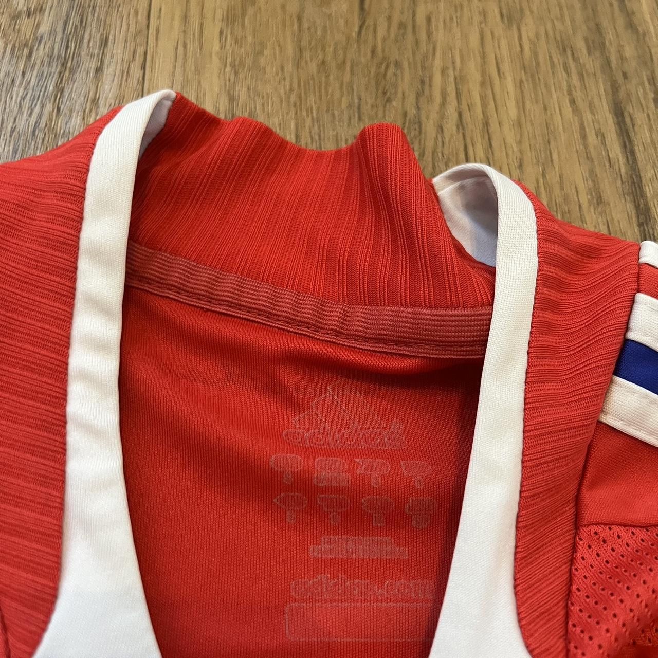 Adidas 2008-09 France Adidas football shirt in red and white Size US S / EU 44-46 / 1 - 5 Thumbnail