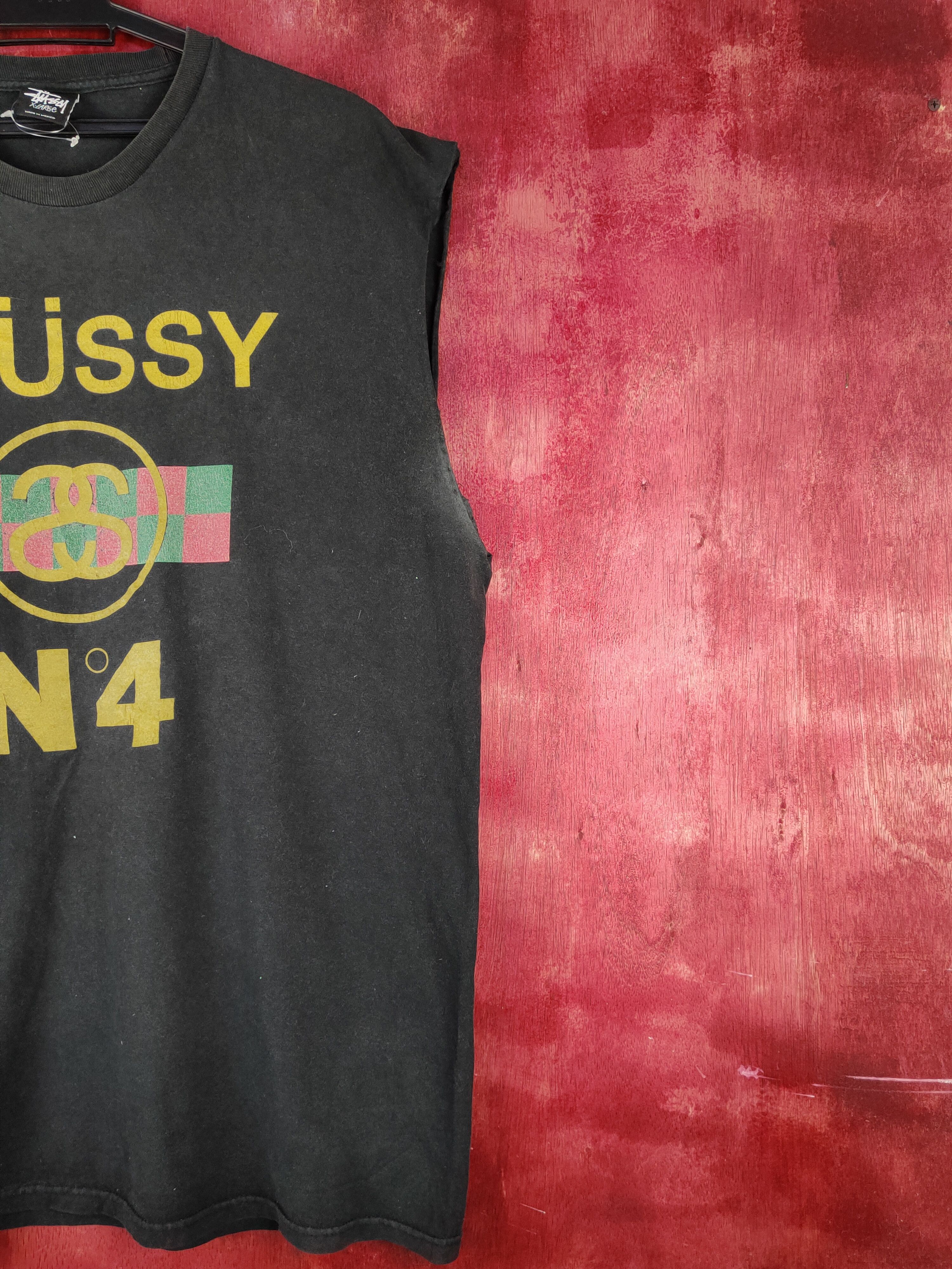 Stussy Stussy Black Faded Sleeveless vintage worn tee #S2045 Size US XL / EU 56 / 4 - 6 Thumbnail