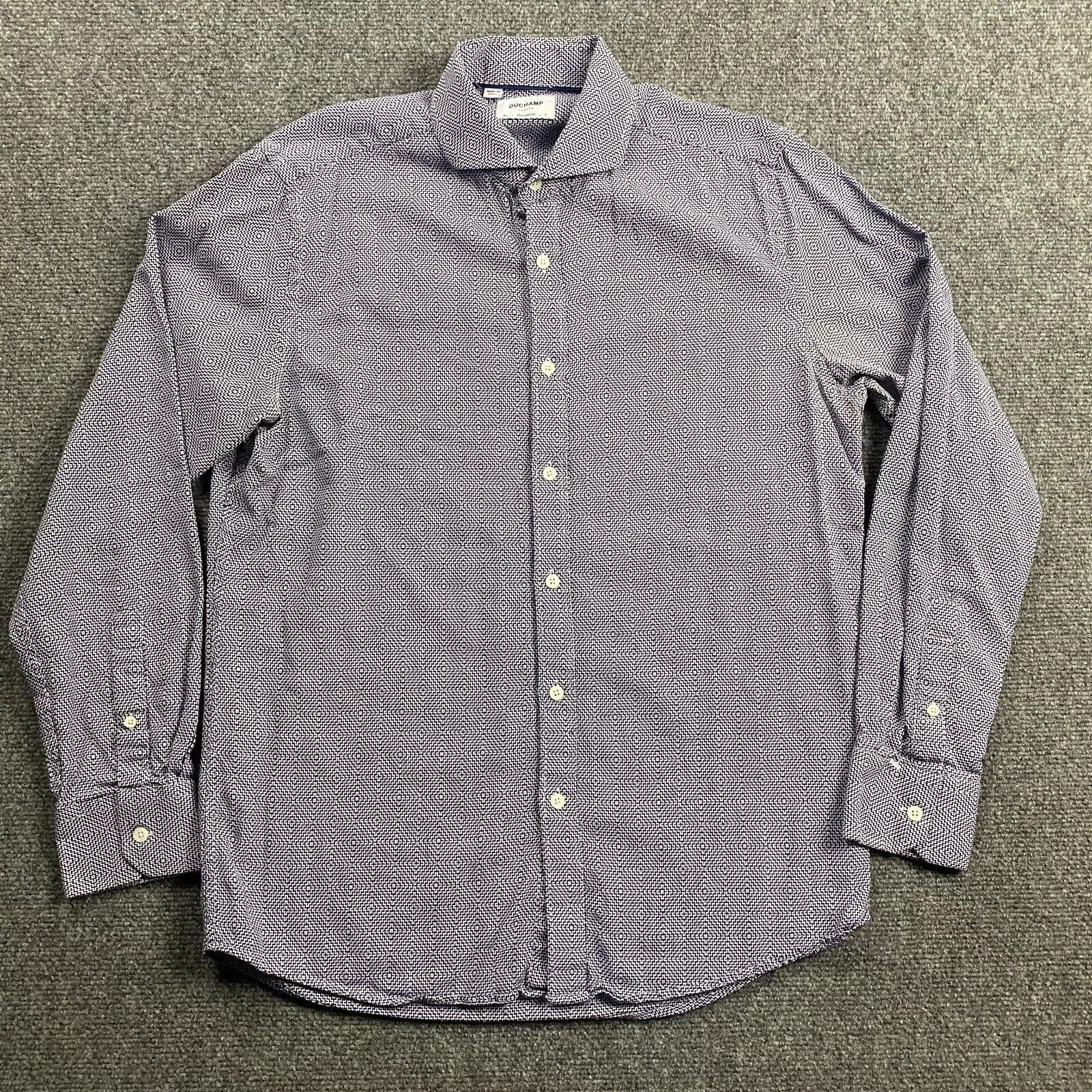 Duchamp Duchamp Shirt Men's Large 16 London Tailored Fit Button Up Size US L / EU 52-54 / 3 - 1 Thumbnail
