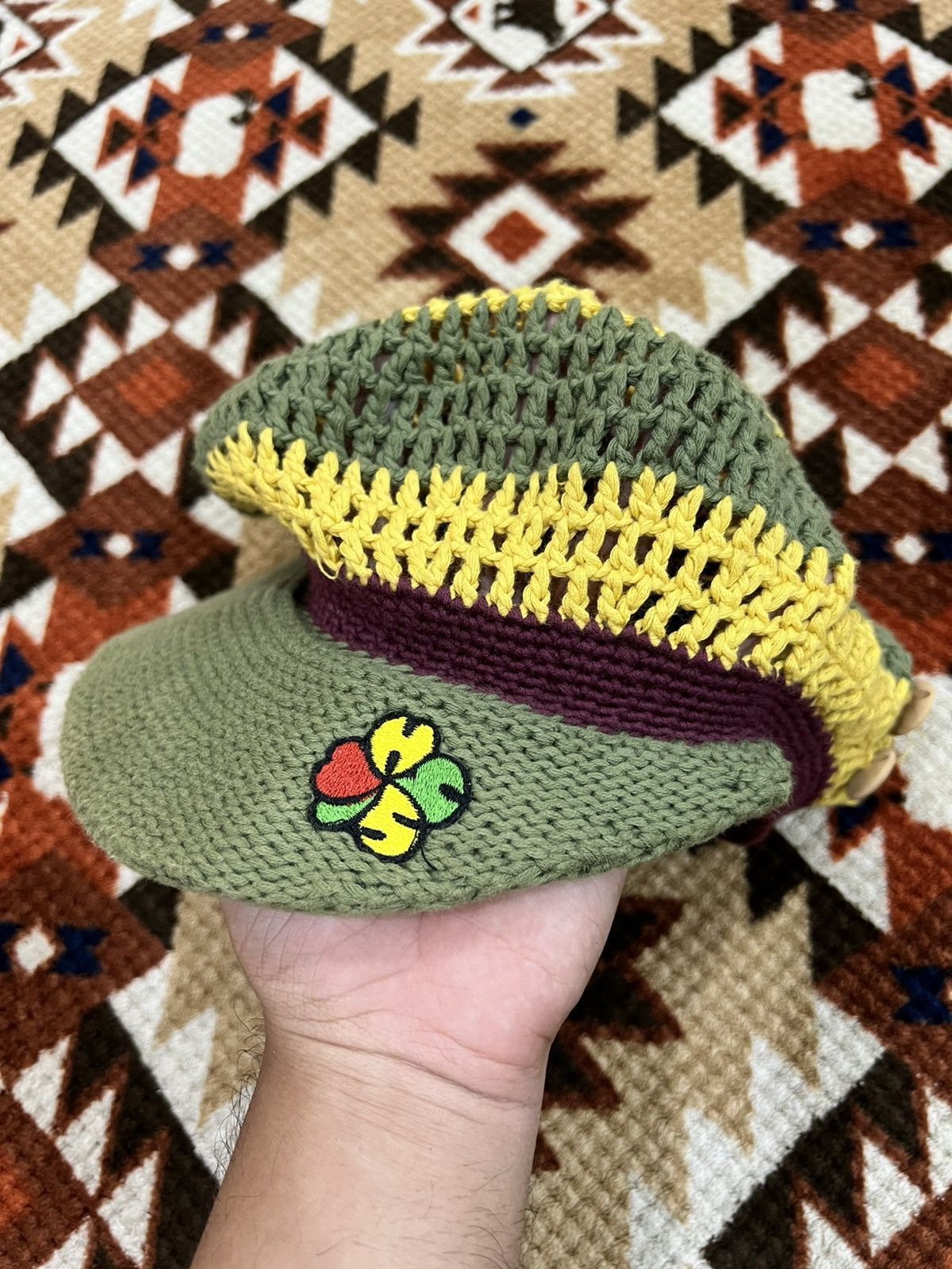 Hysteric Glamour Hysteric Glamour Rasta Jamaica Knit Cap Size ONE SIZE - 4 Thumbnail