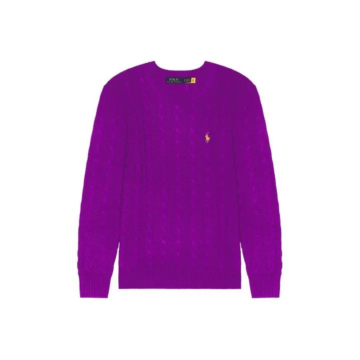 Polo Ralph Lauren Polo Ralph Lauren Men's Purple Logo Crewneck Sweater Size US XL / EU 56 / 4 - 1 Thumbnail