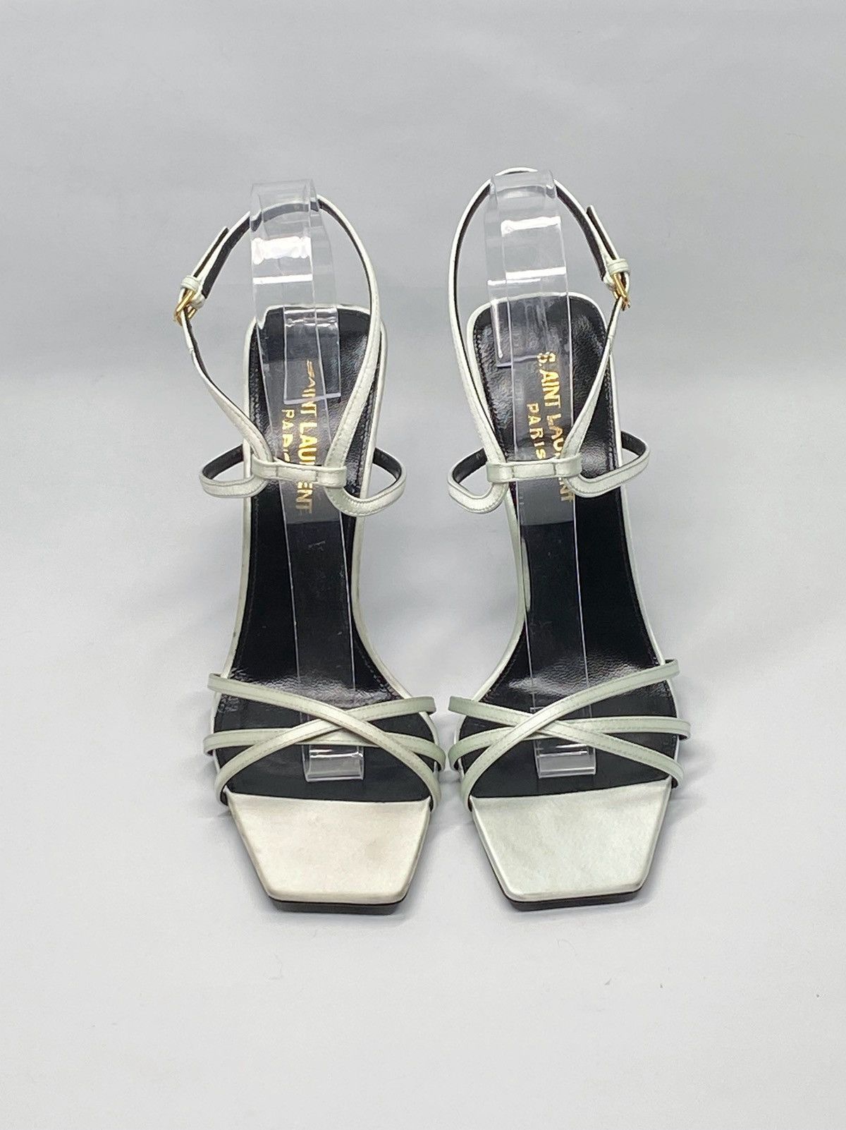Yves Saint Laurent Saint Laurent Nuit 105mm high-heeled sandals size 37.5 Size US 7.5 / IT 37.5 - 4 Thumbnail