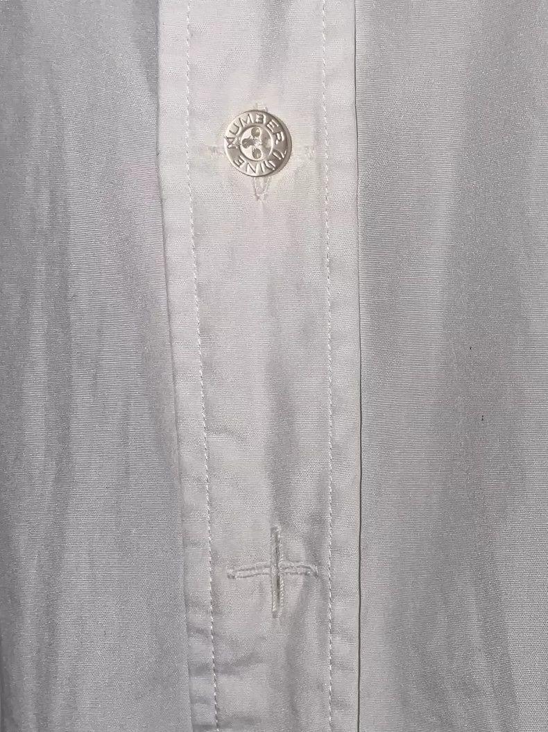 Number (N)ine Number (N)ineREDISUN capped tassel white shirt 2503-Nextarr Size US XL / EU 56 / 4 - 5 Thumbnail