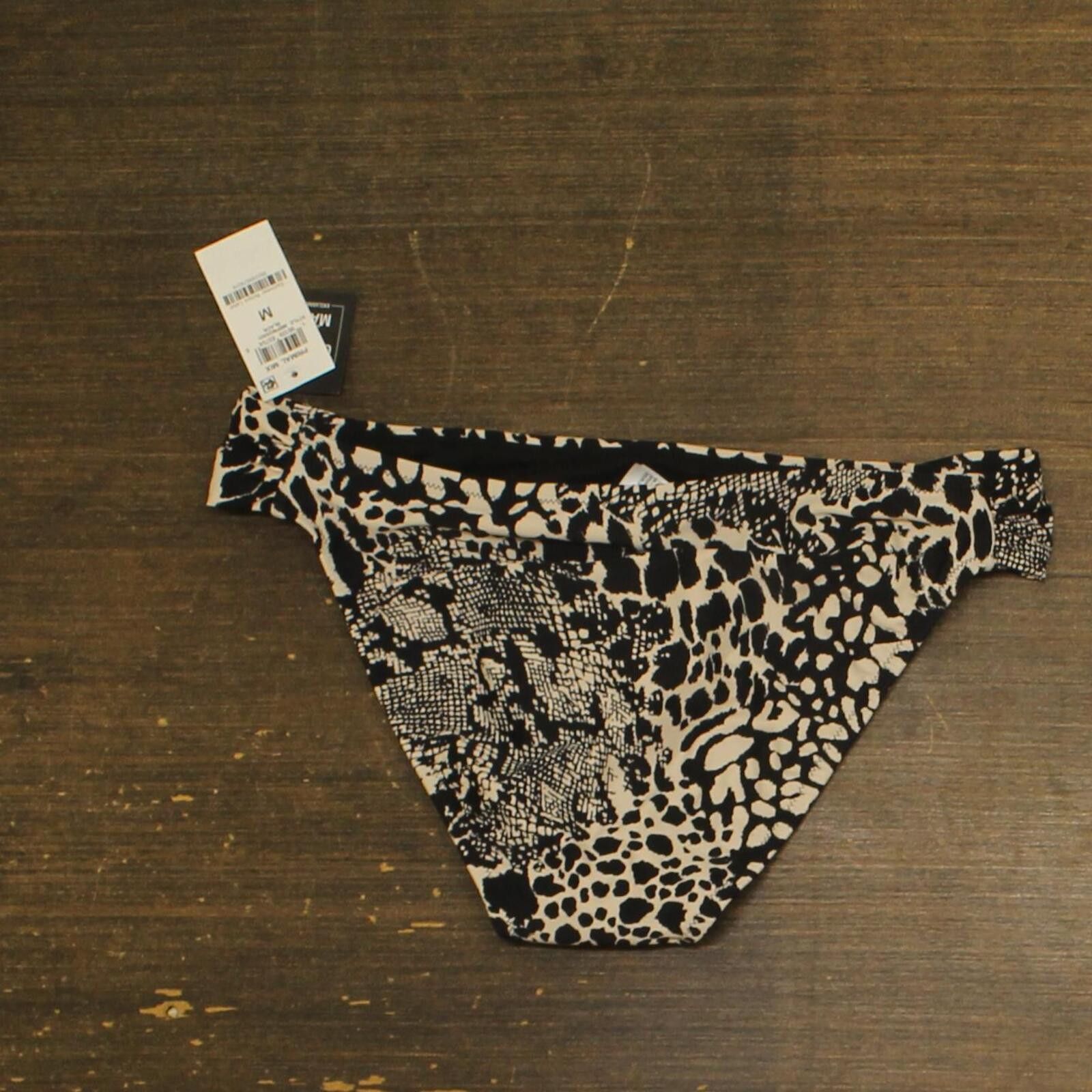 Bar III Nwt Bar Iii Hipster Bikini Bottom Mbpm25501 Black Multi M Size ONE SIZE - 2 Thumbnail